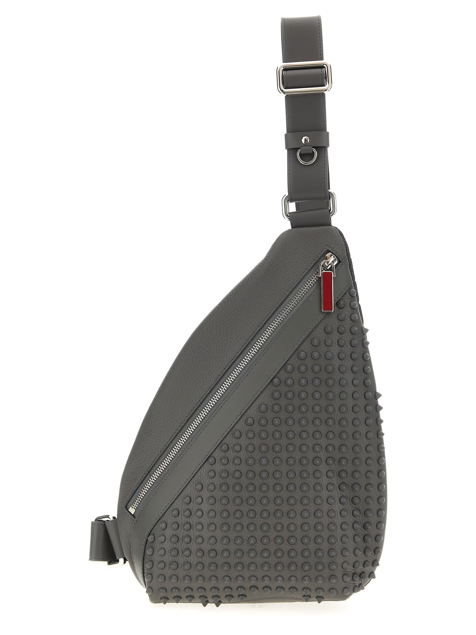 Christian Louboutin Funky Crossbody Bag In Smoke Grey