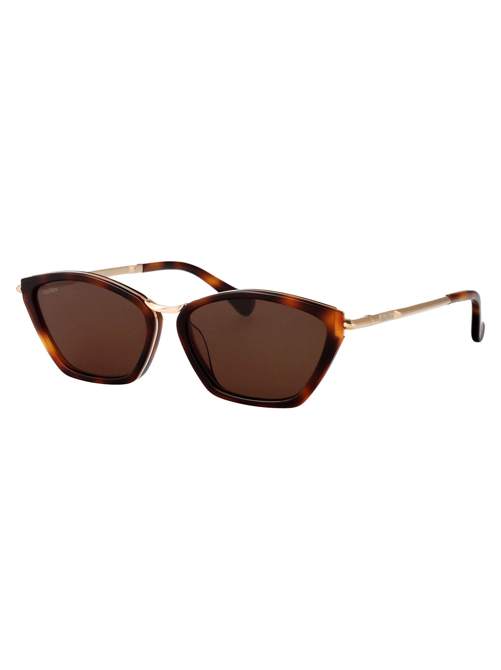 Max Mara Miller 7 Cat-eye Sunglasses In Brown