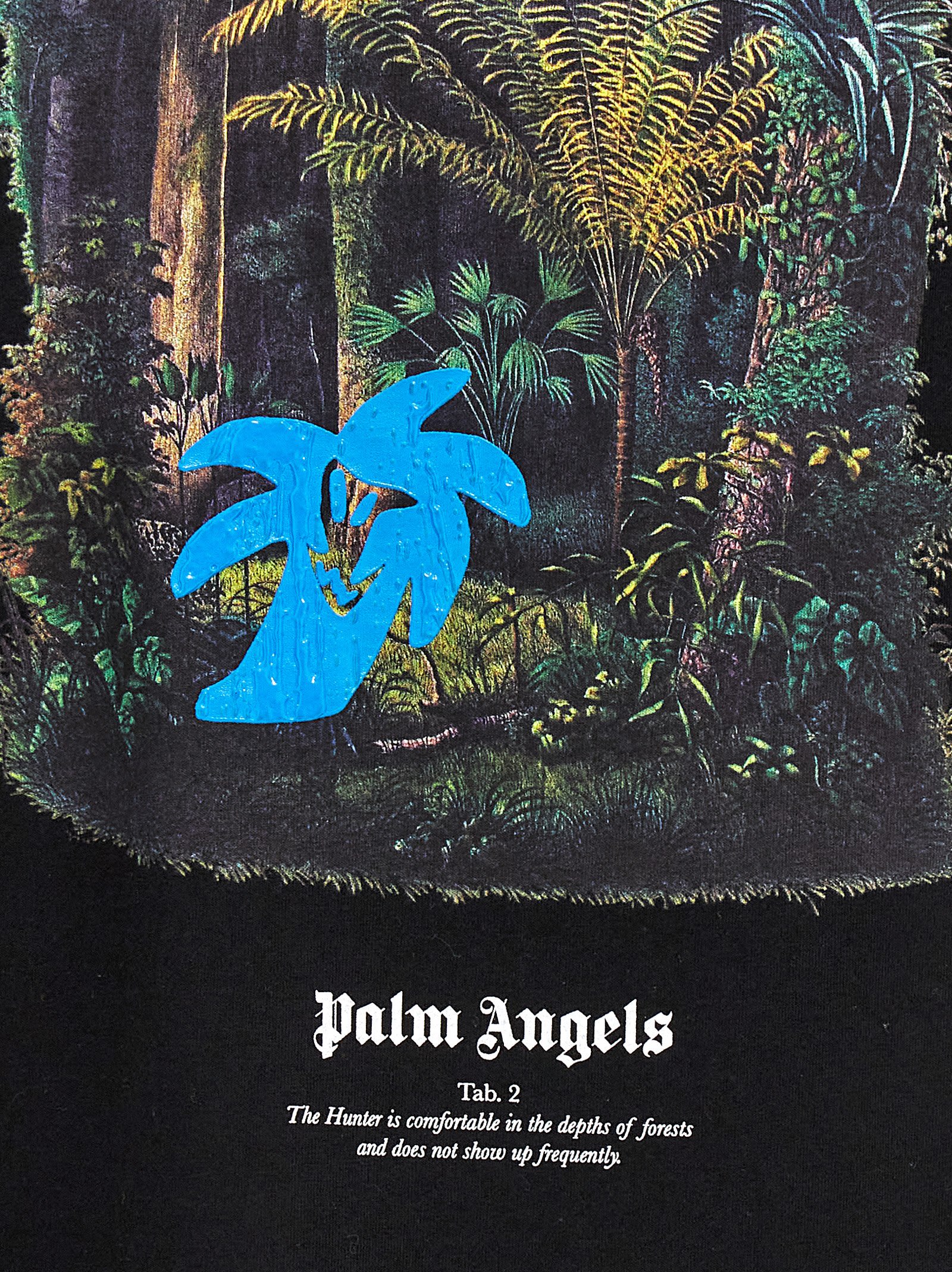 Shop Palm Angels Hunting In The Forest T-shirt In Black