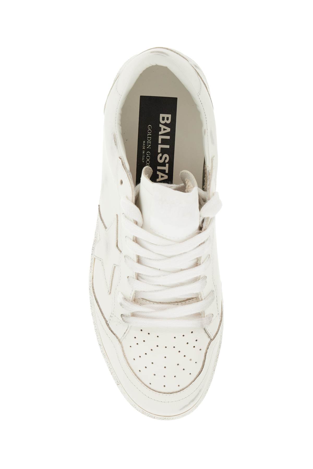 Shop Golden Goose Ball Star Sneakers By In Optic White (white)