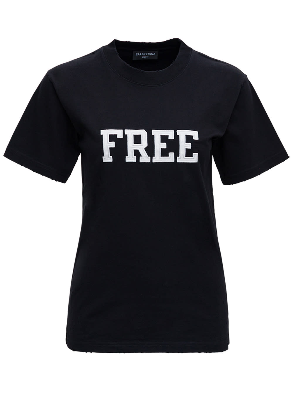 Balenciaga Black Cotton free T-shirt
