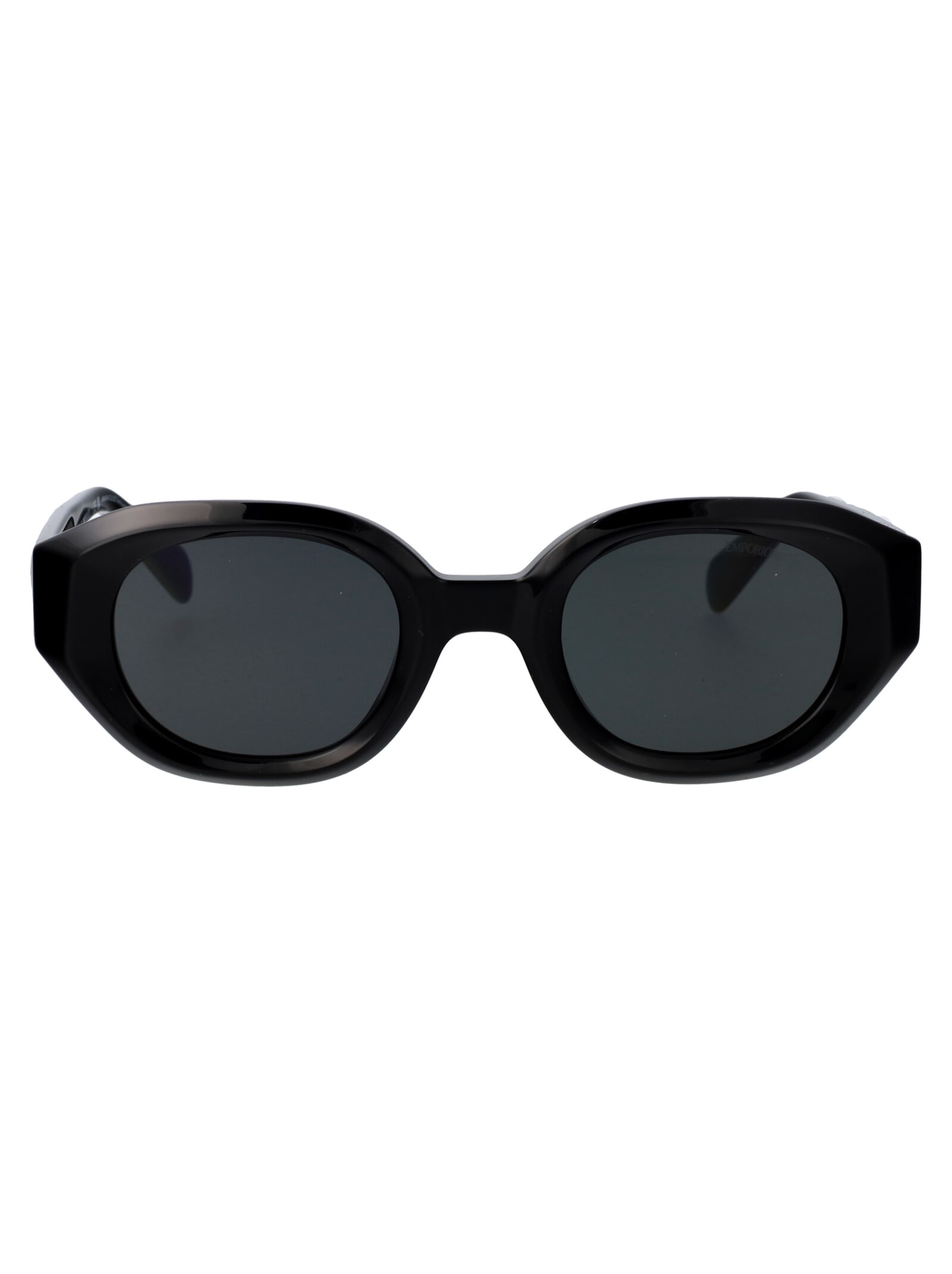 Shop Emporio Armani 0ea4230u Sunglasses In 501787 Shiny Black