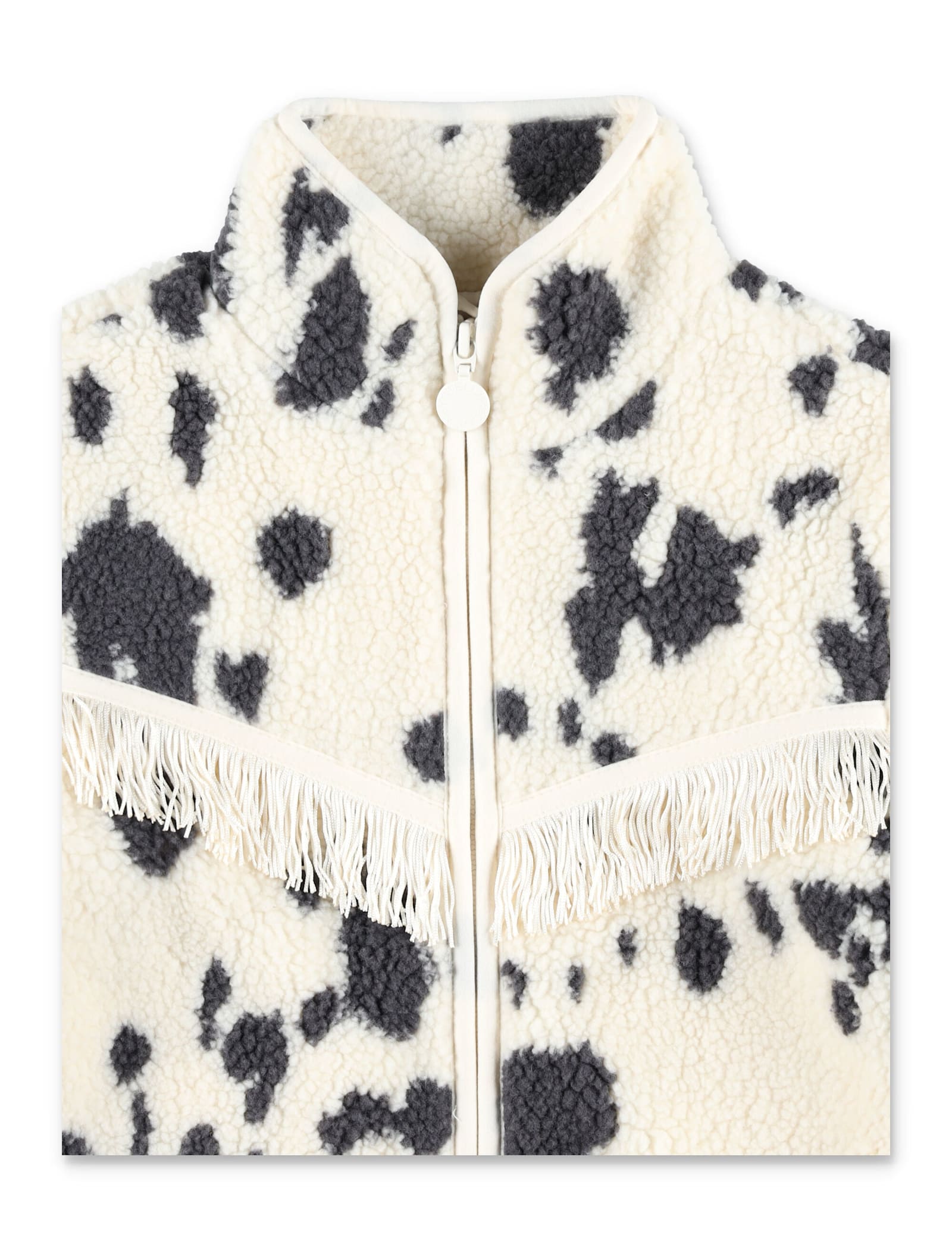 STELLA MCCARTNEY DALMATIAN PRINT FLEECE JACKET 