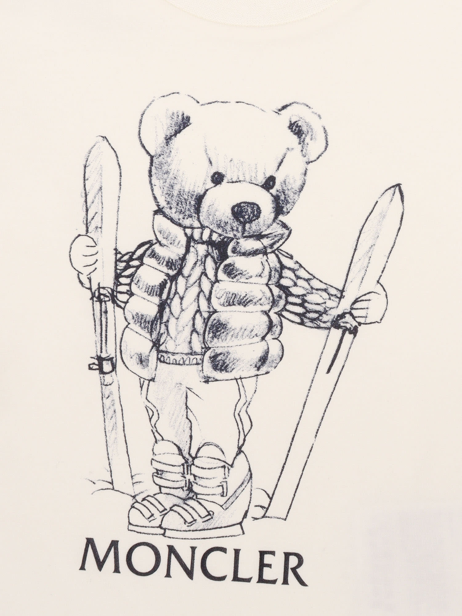 Moncler Ss T-shirt In Neutral