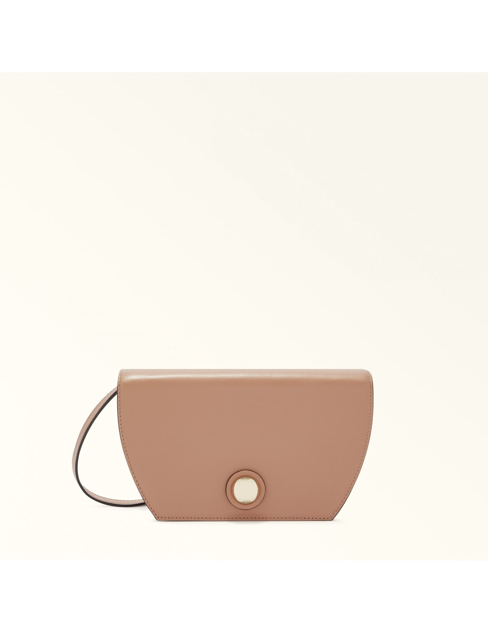 Sfera Mini Shoulder Bag In Pink Leather