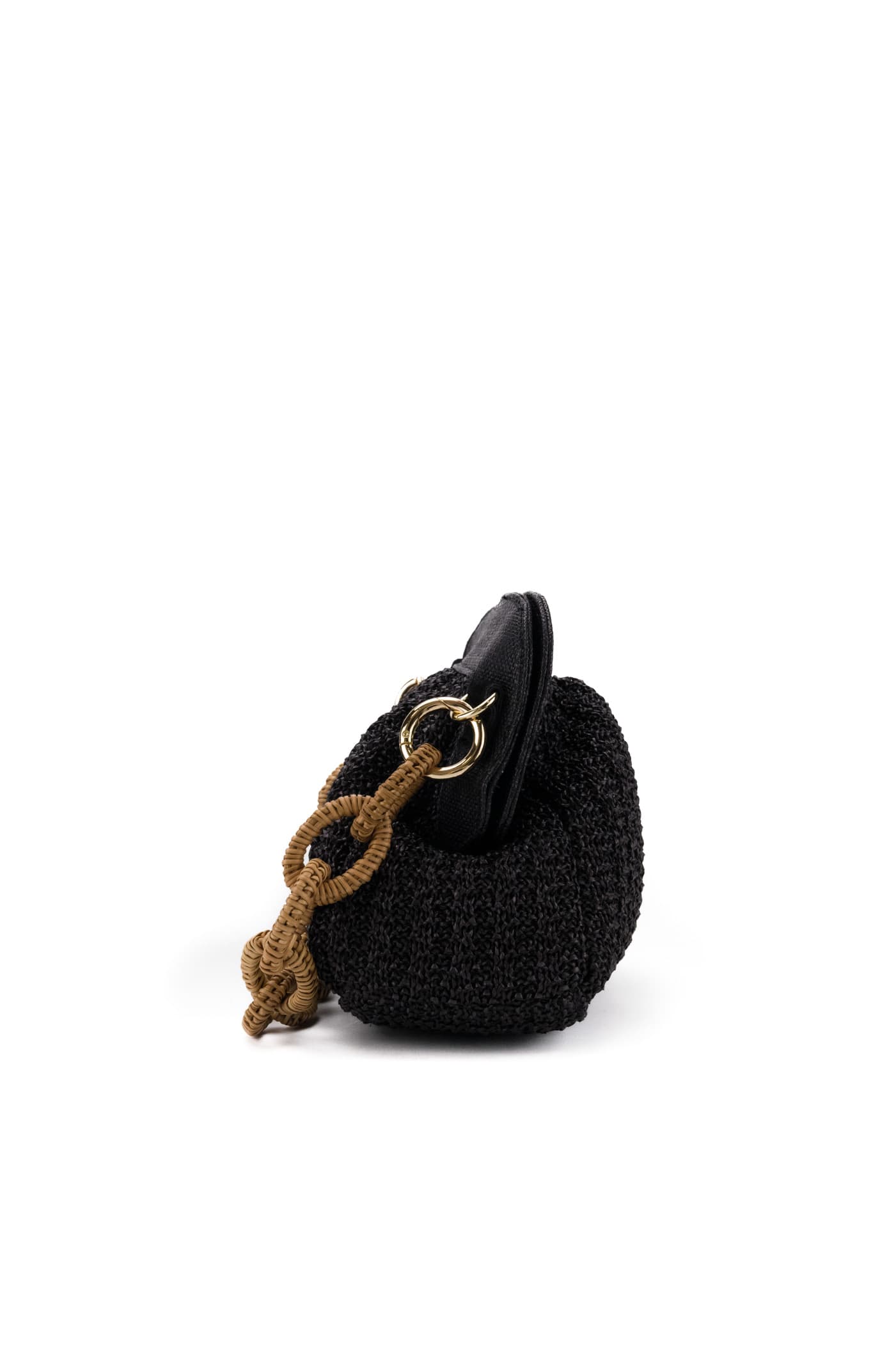 Shop Viamailbag Lia Knit Clutch In Nero