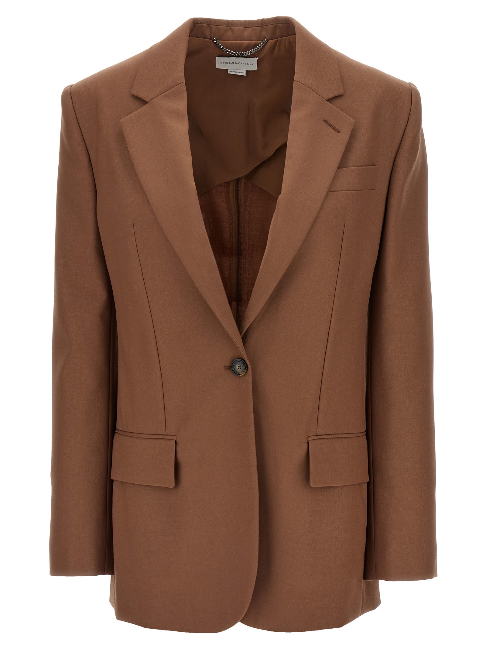 Single-breasted Wool Blazer - Stella McCartney - Modalova