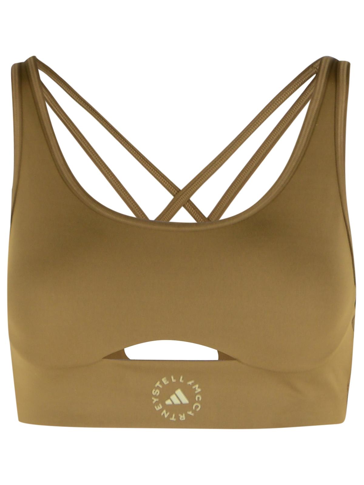 Adidas By Stella Mccartney Army Polyester Blend Top In Multi