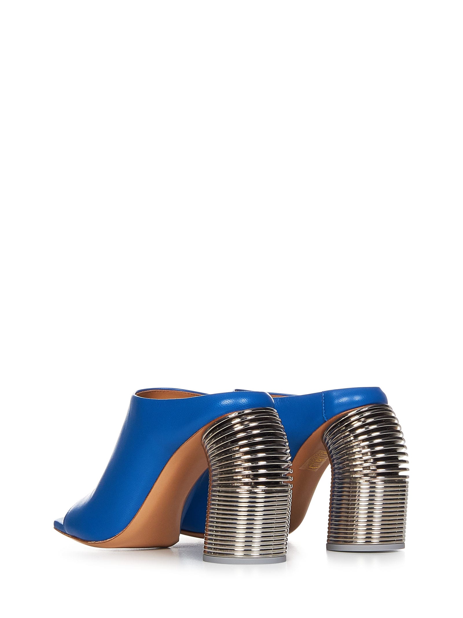 OFF-WHITE SPRING HEEL MULES