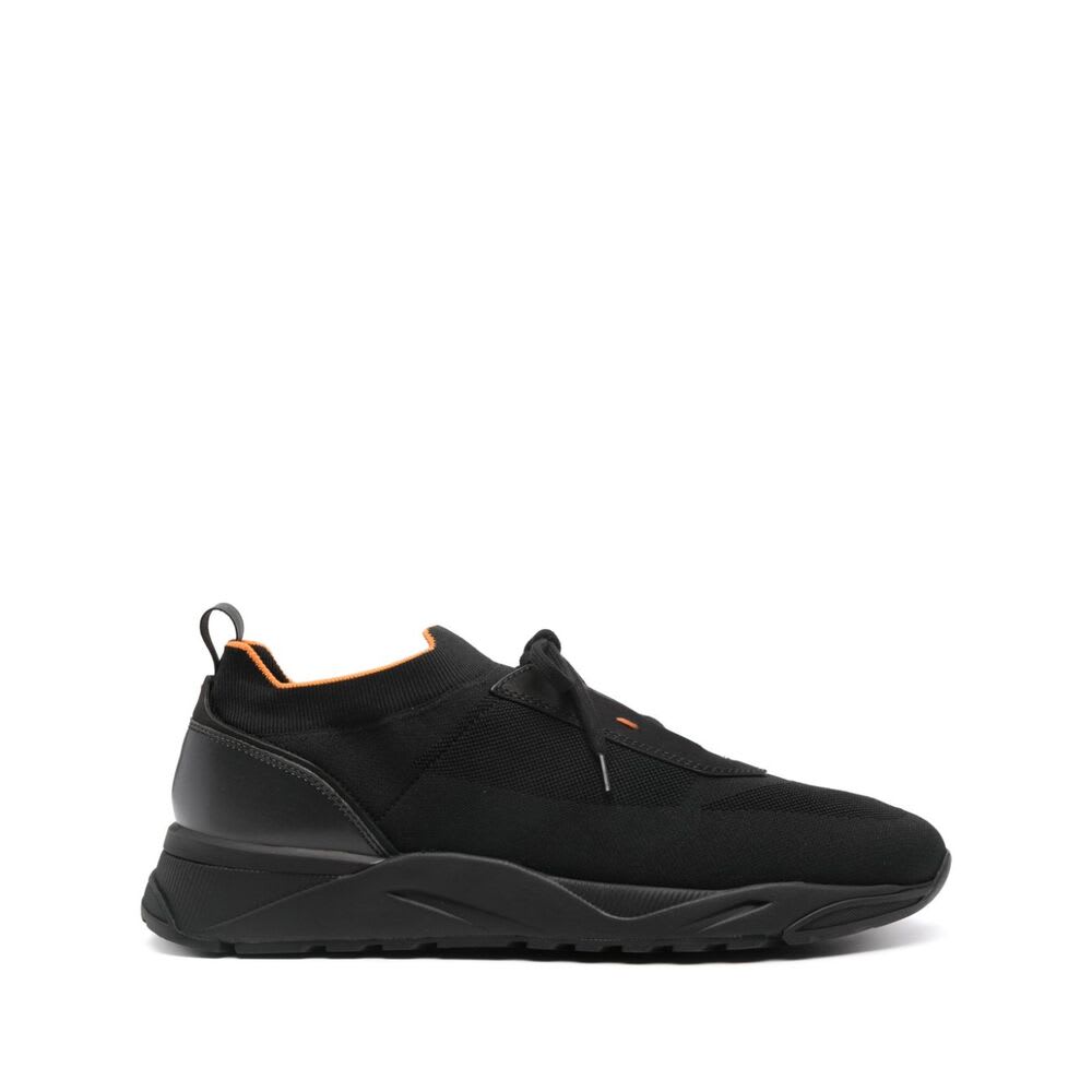 Shop Santoni Sneaker In Black