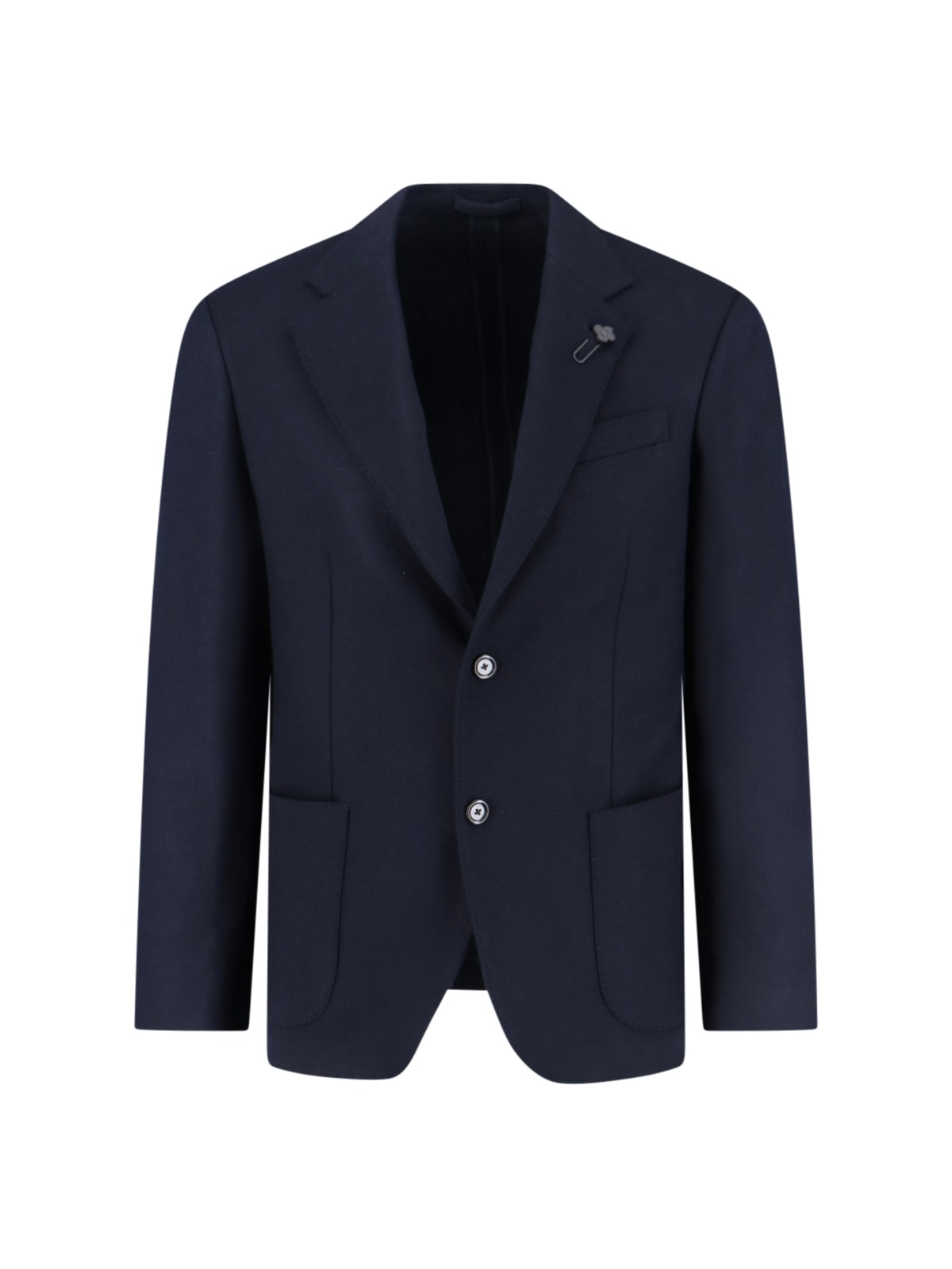Single-breasted Wool And Cashmere Blazer