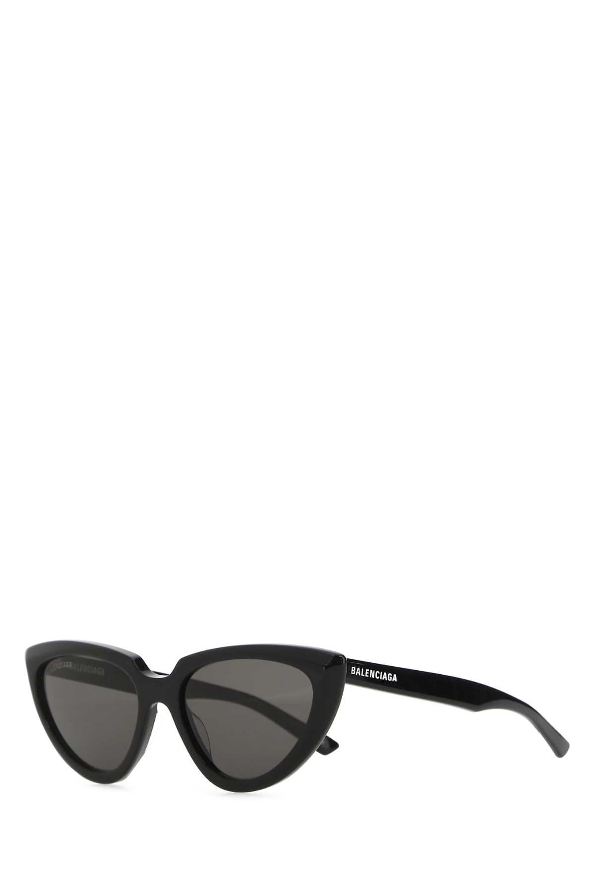 Shop Balenciaga Black Acetate Sunglasses In 1000