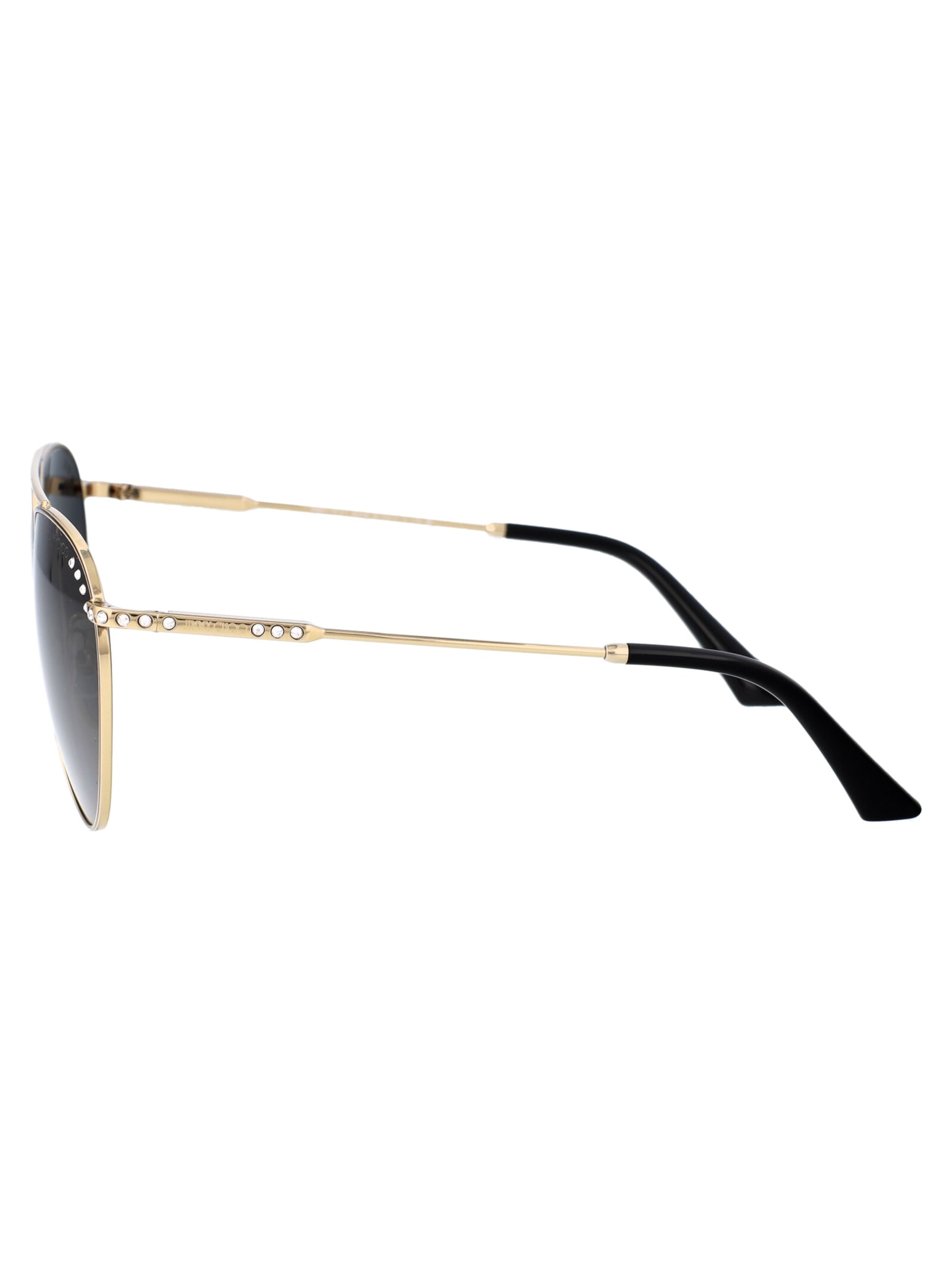 Jimmy Choo Womens Gold Jc4002b Pilot-frame Steel Sunglasses In Gold