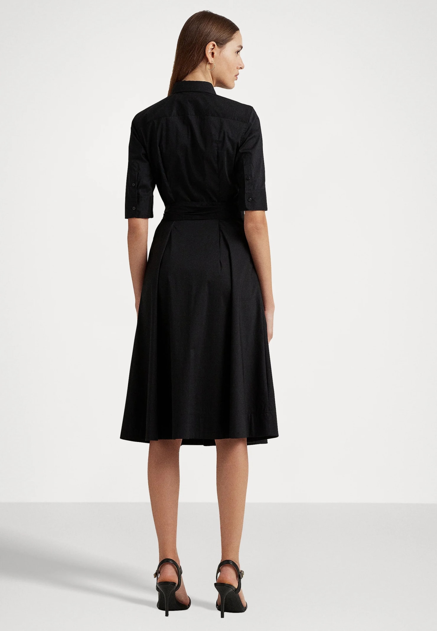 Shop Ralph Lauren Finnbarr Short Sleeve Casual Dress In Polo Black