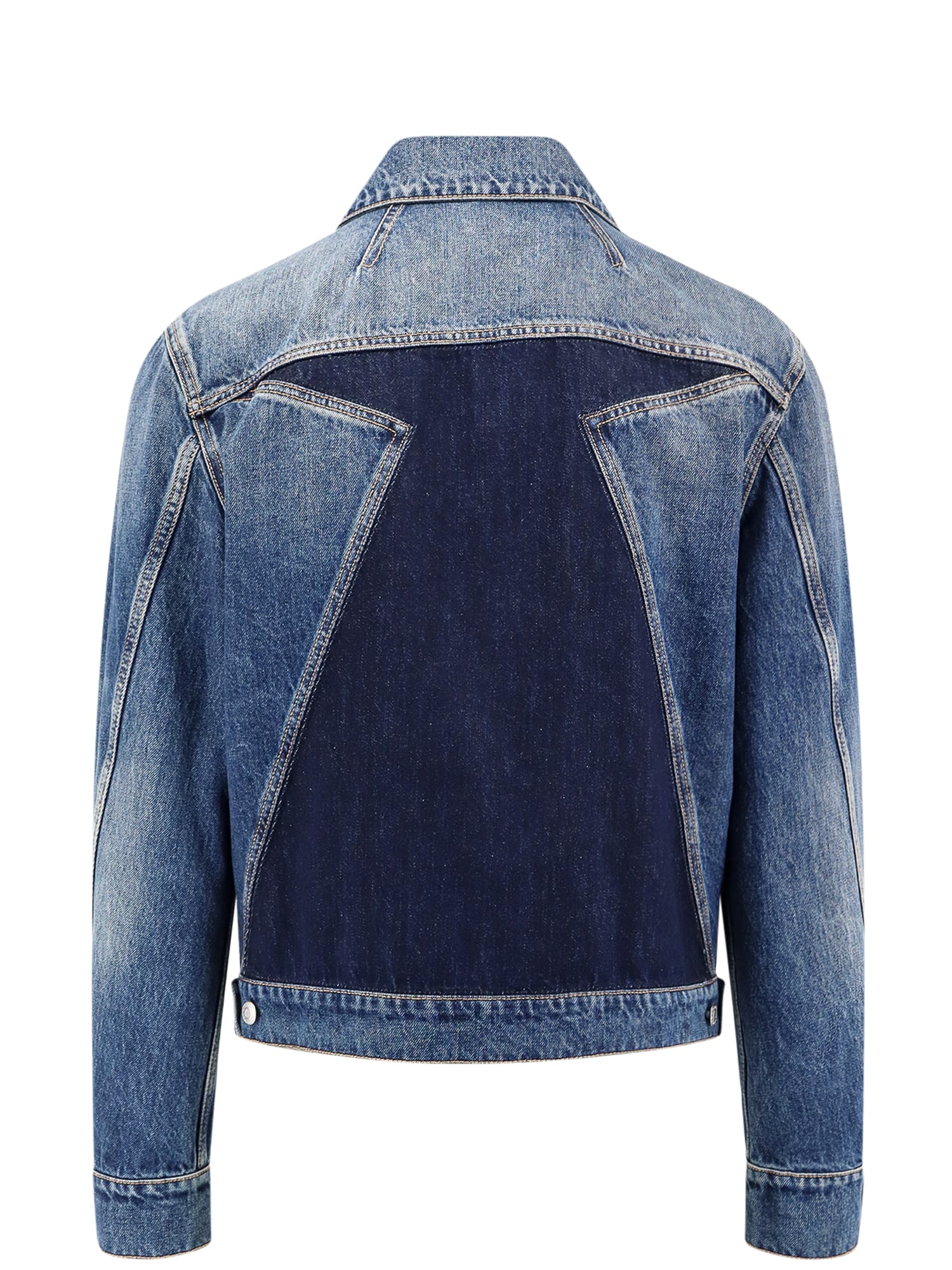 Shop Alexander Mcqueen Jacket In Blue