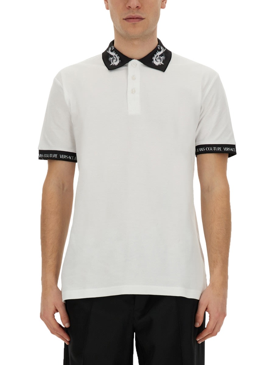 VERSACE JEANS COUTURE POLO WITH LOGO