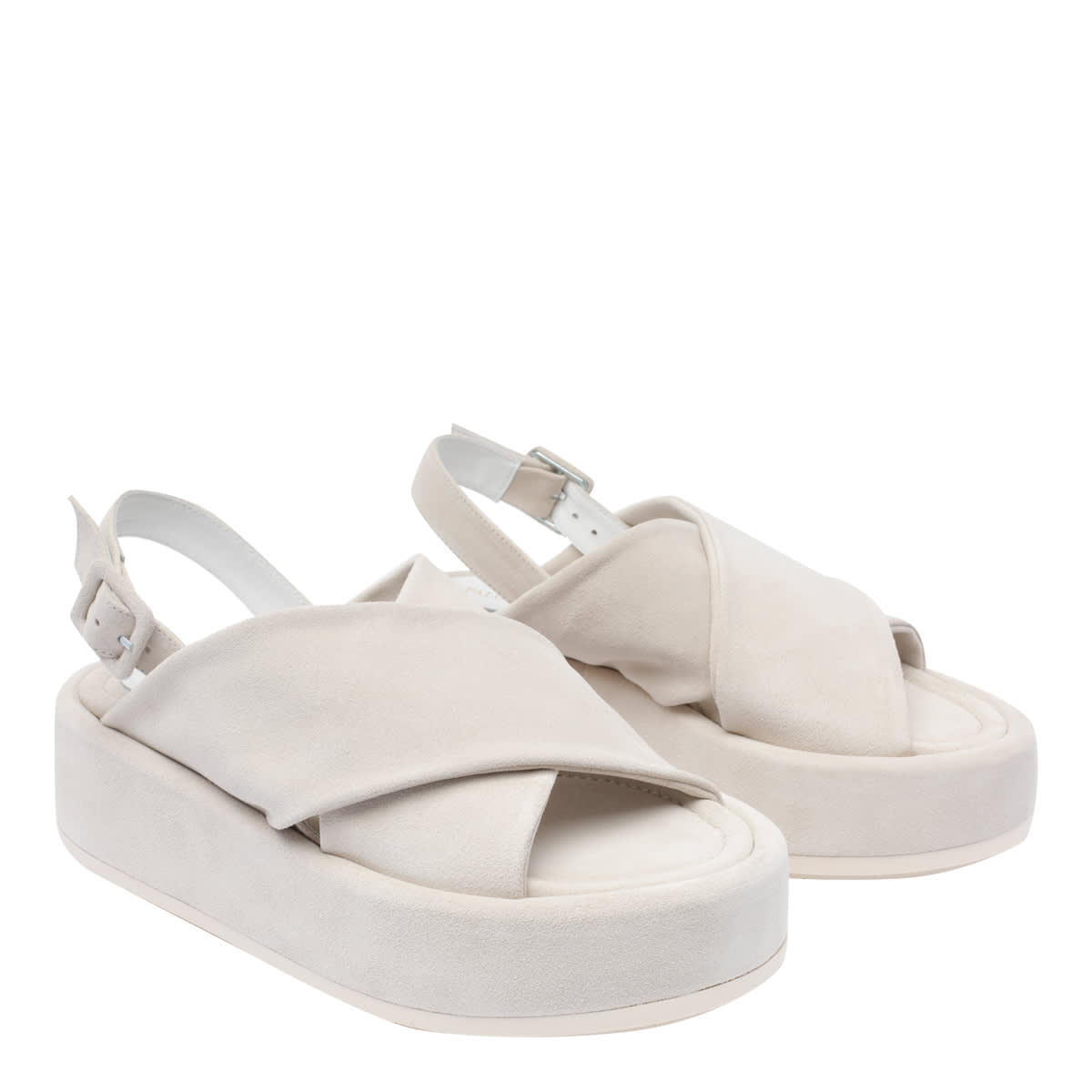 Paloma Barceló Basina Sandals In White