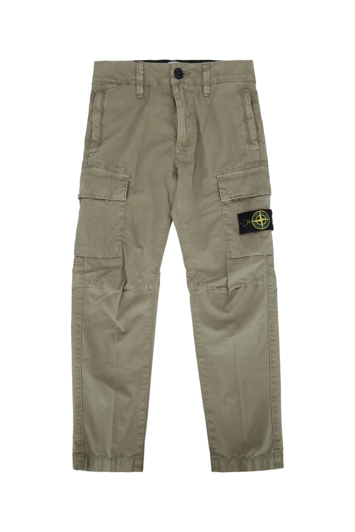 Stone Island Trousers In Mud