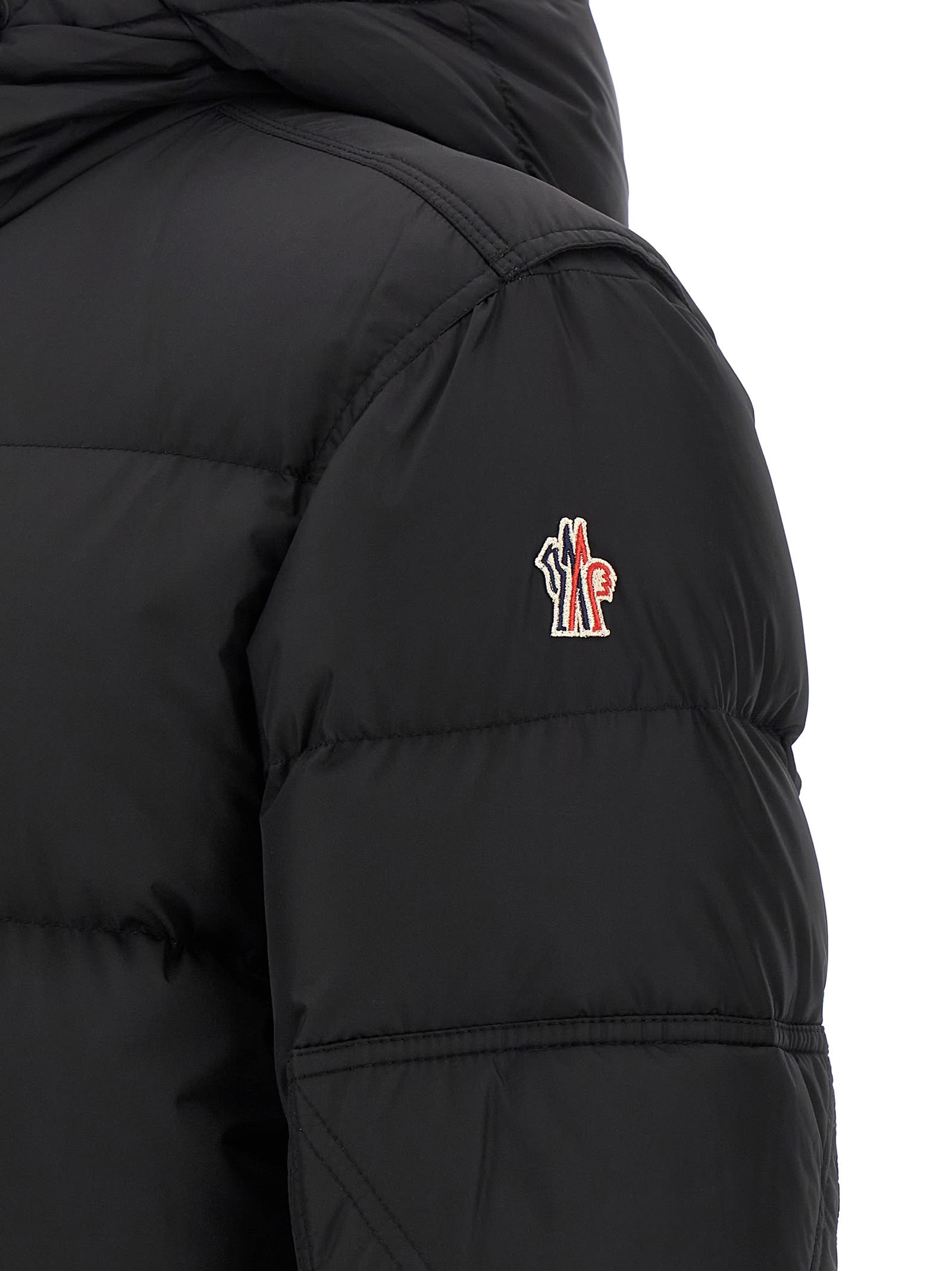 Moncler Grenoble Kasanka Hooded Down Ski Jacket Clothing In Black