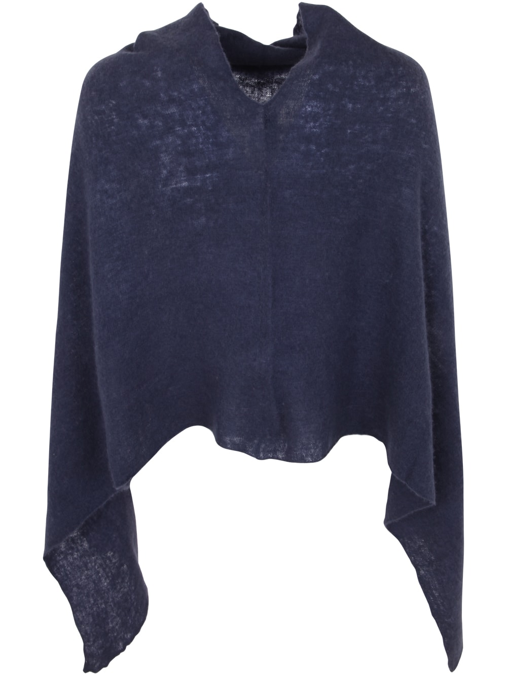 Shop Mirror In The Sky Open Knitted Poncho In Night