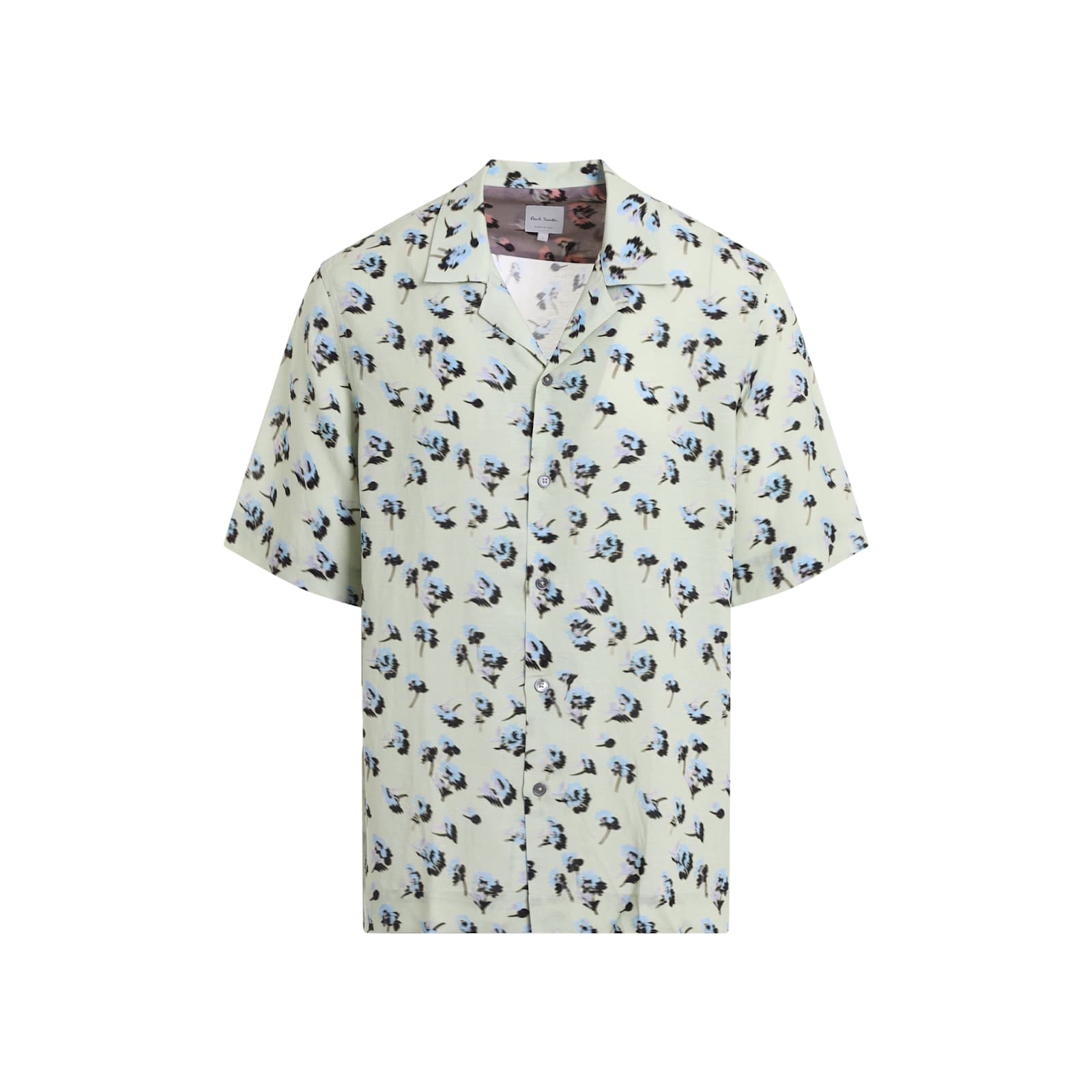 Shop Paul Smith S/s Regular Fit Shirt In Lime Green