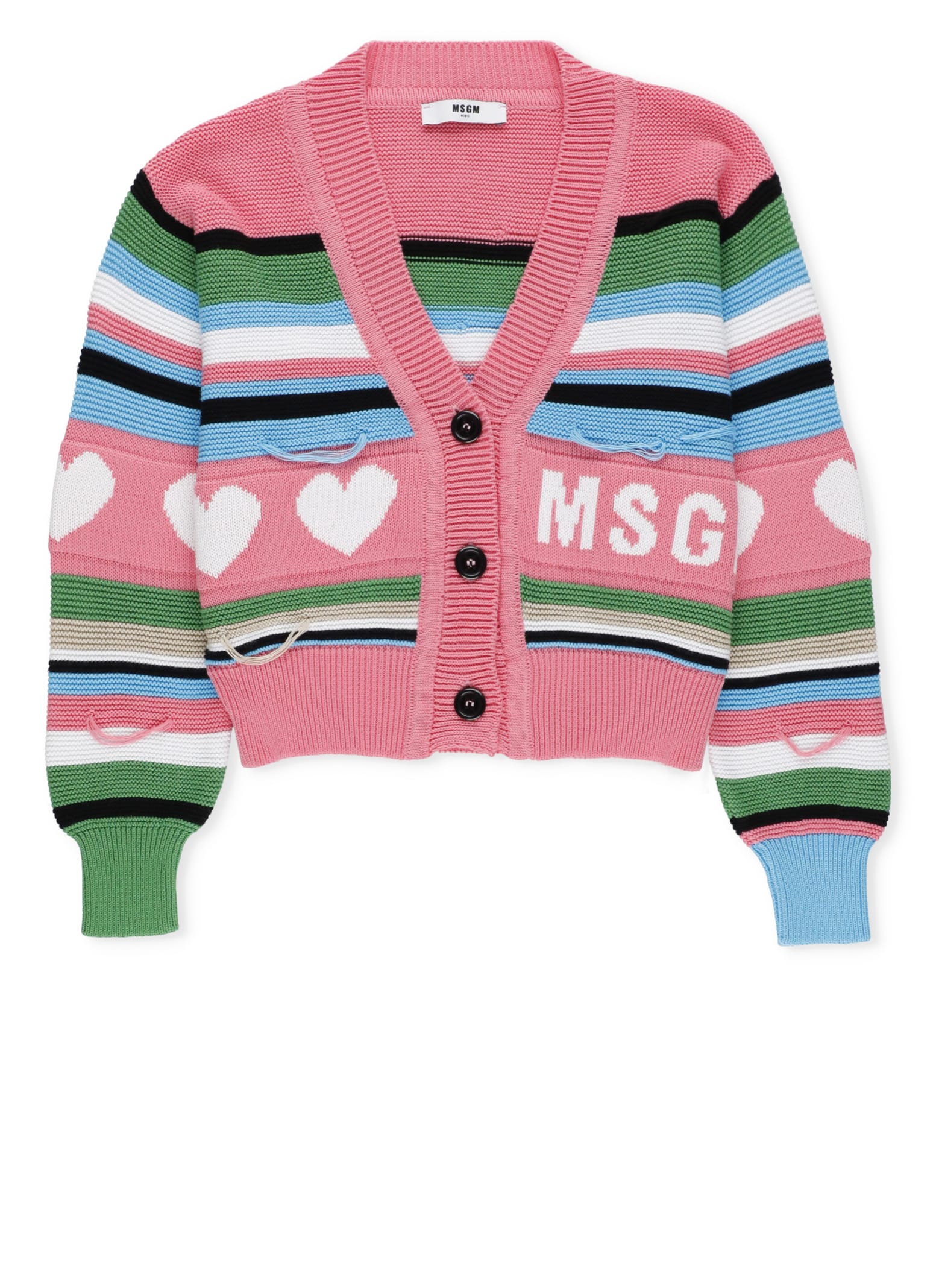 MSGM KNITTED CARDIGAN