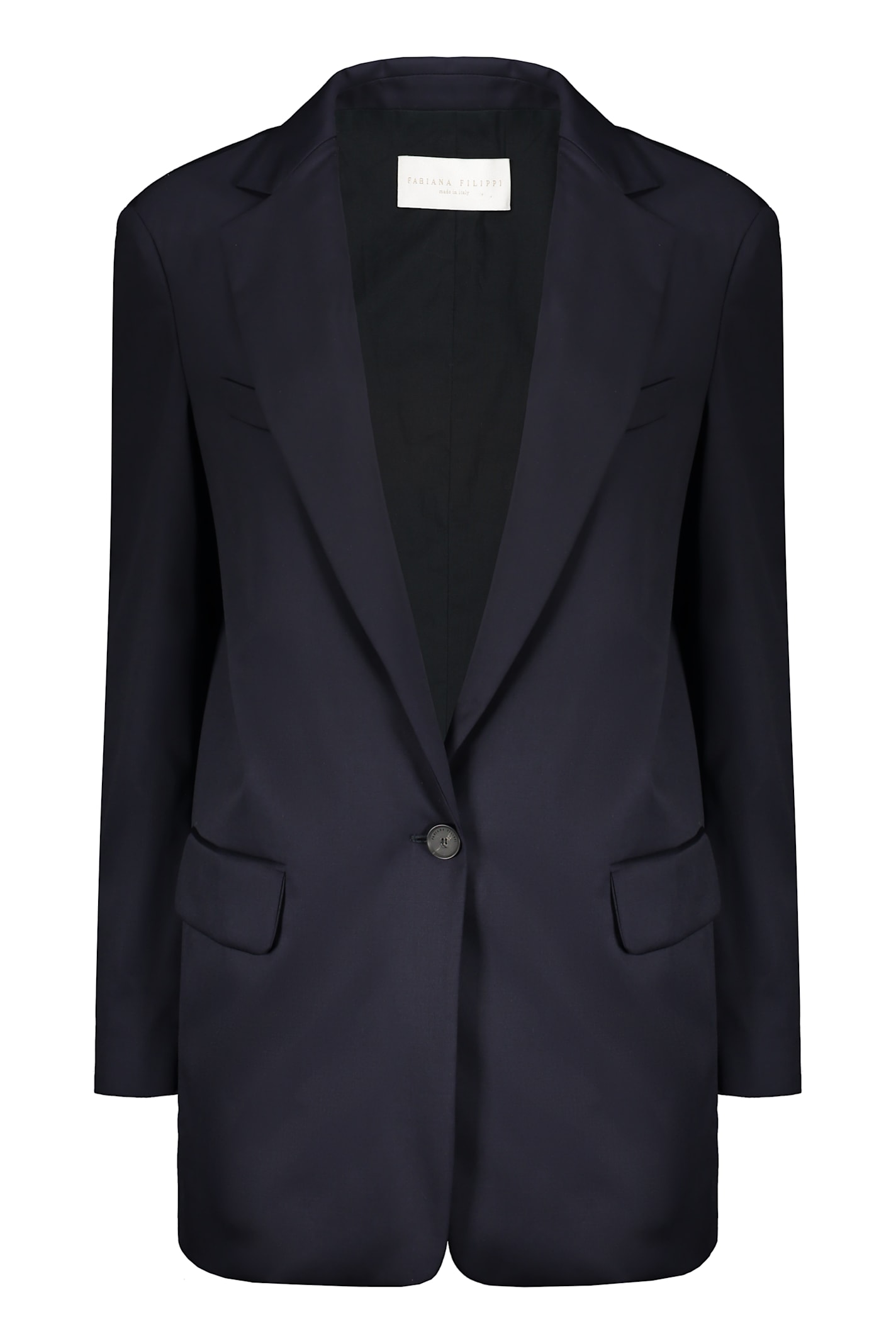 Virgin Wool Single-breasted Blazer