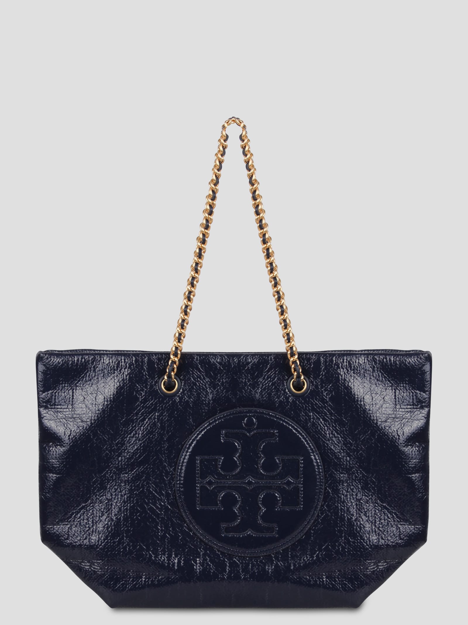 Shop Tory Burch Ella Patent Leather Tote With Chain