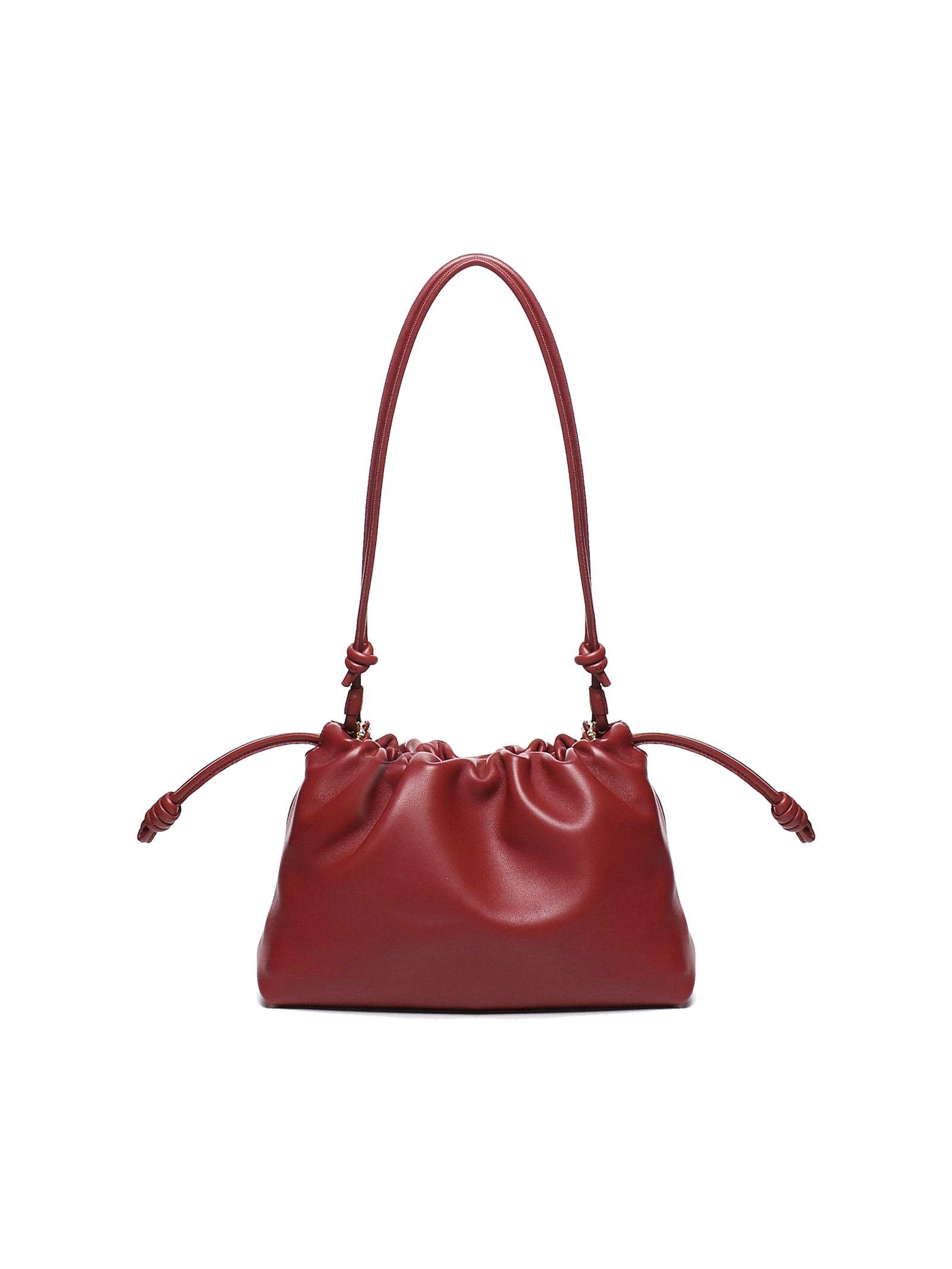 Loewe Medium Flamenco Purse In Lambskin Nappa Leather In Red