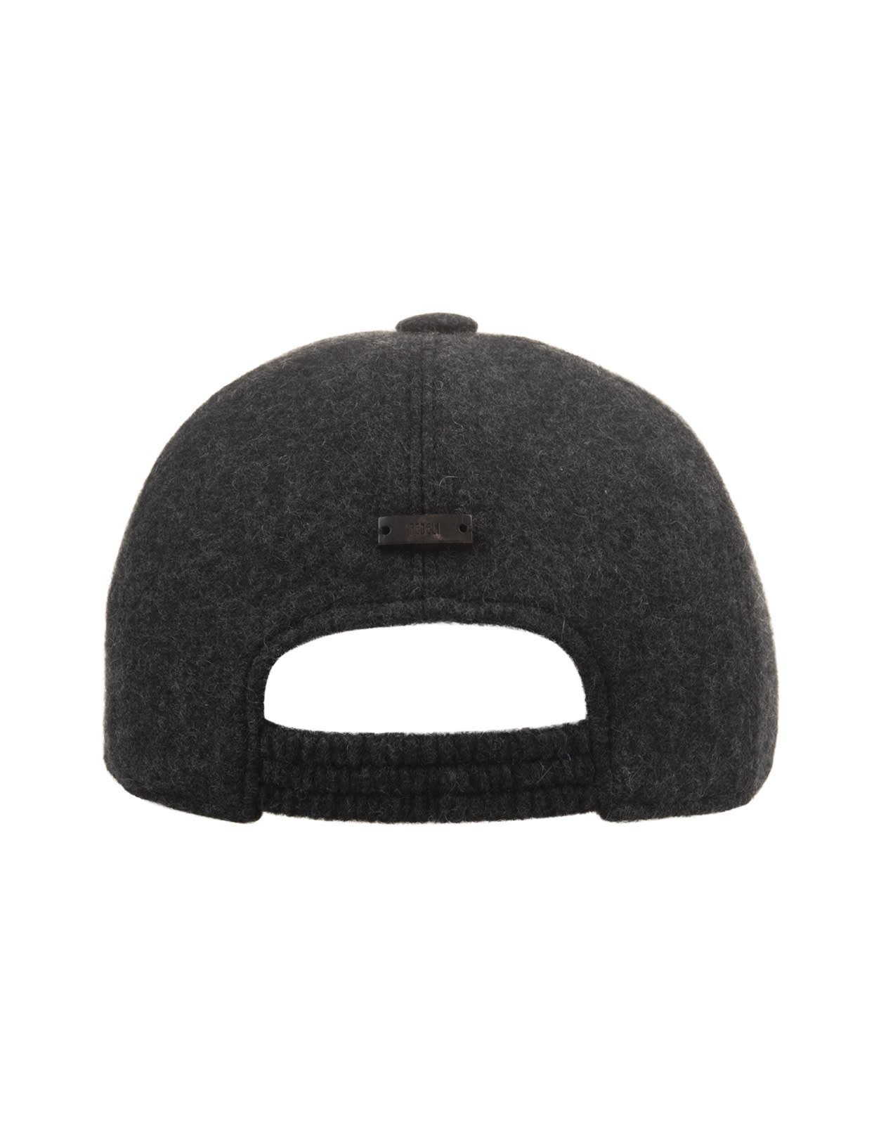 Shop Fedeli Anthracite Cashmere Felt Baseball Hat In Grey