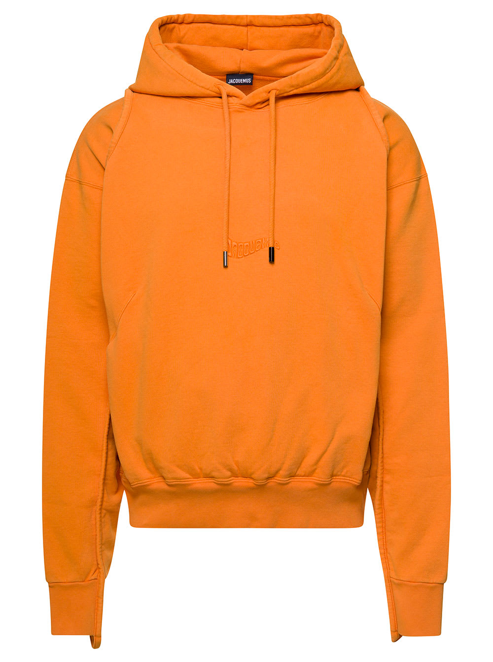 Jacquemus Le Sweatshirt Camargue Organic Cotton-jersey Hoody In Orange