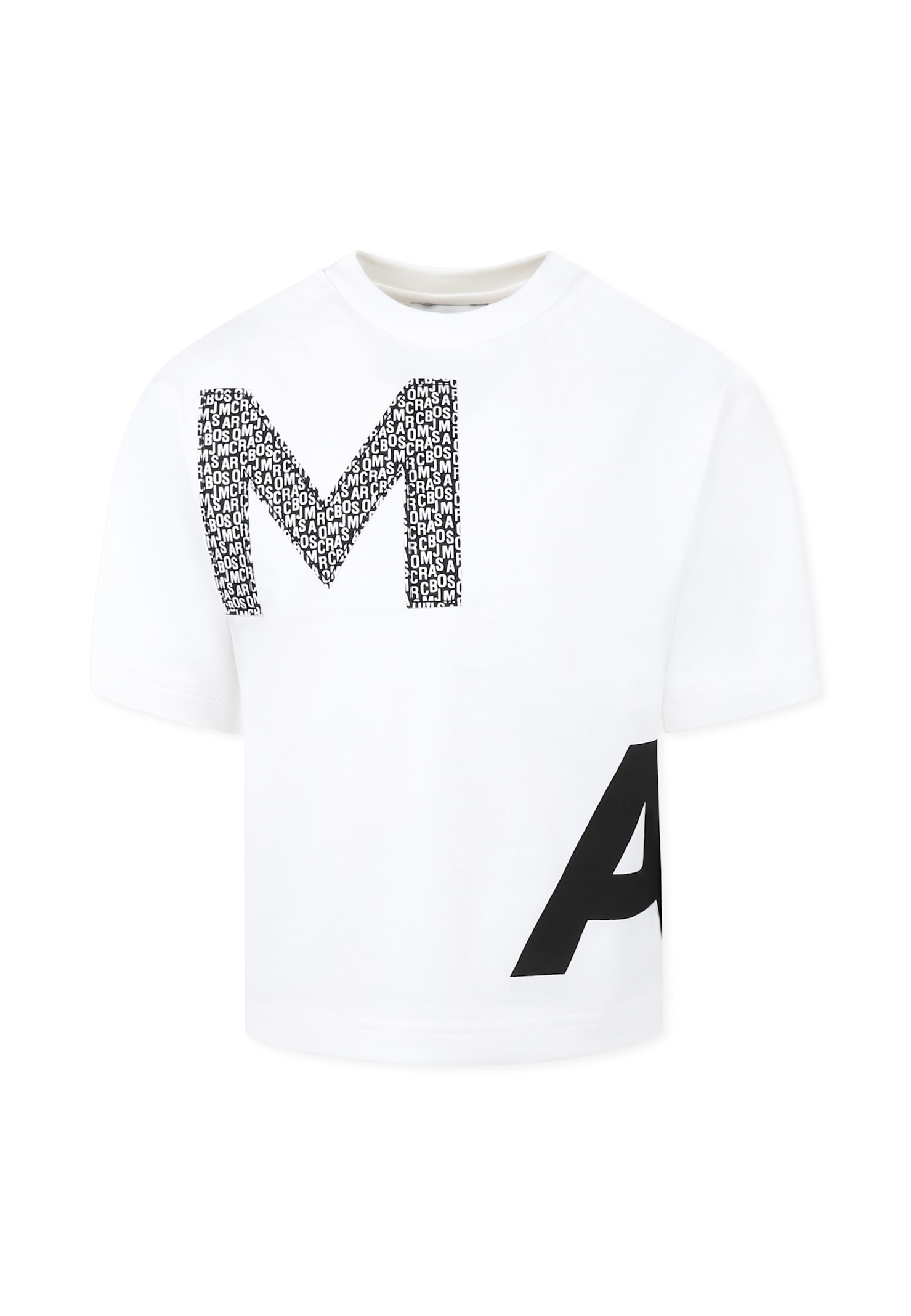 Marc Jacobs White T-shirt For Boy With Logo In White