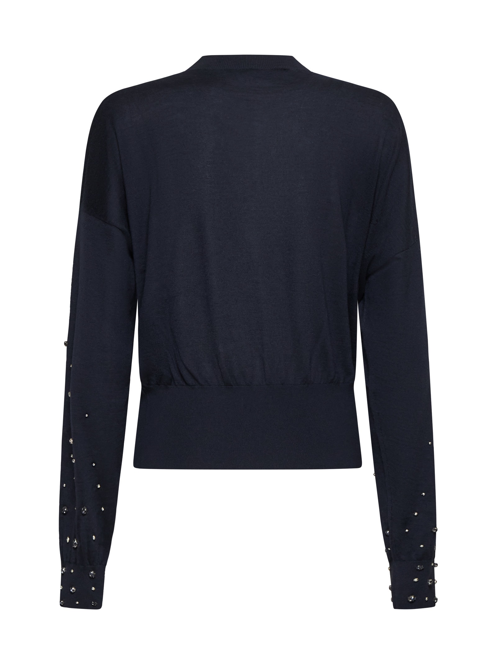 Shop Fabiana Filippi Sweater In Blue