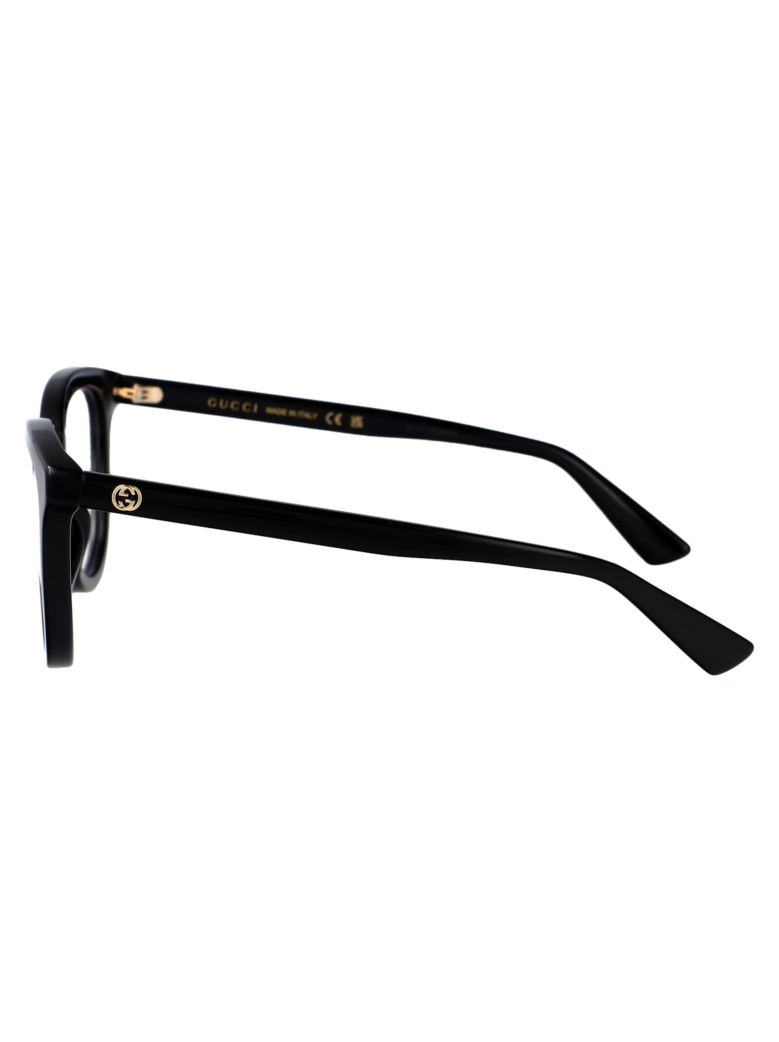 Gucci Womens Black Gg1687o Cat Eye-frame Acetate Optical Glasses In Black-black-transparent