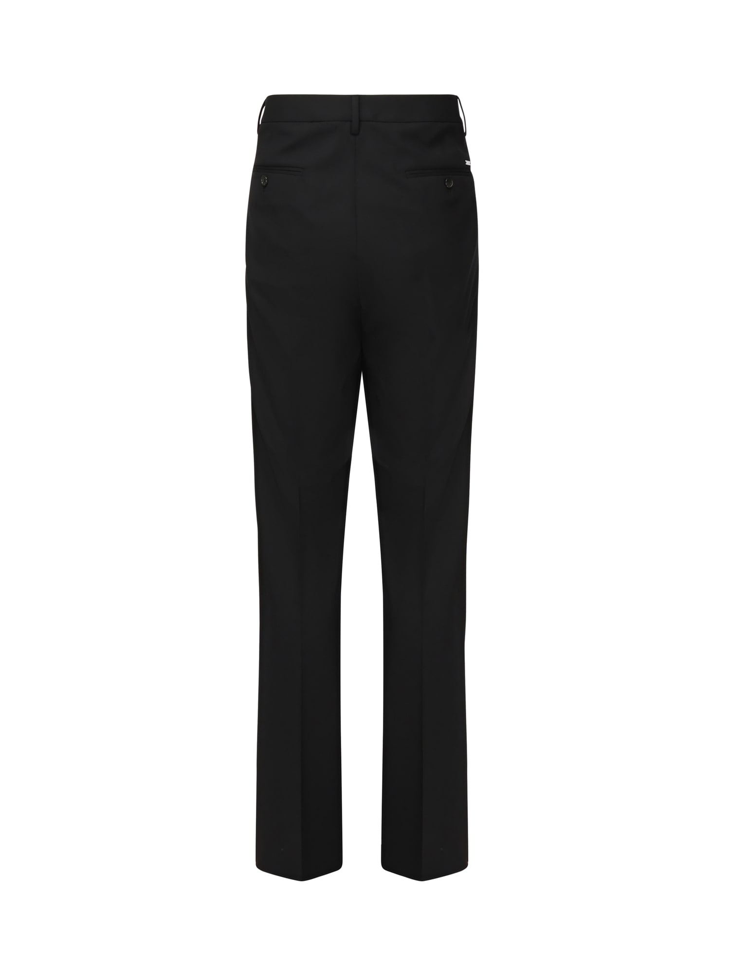 Dsquared2 Relax Wool Trousers In Black