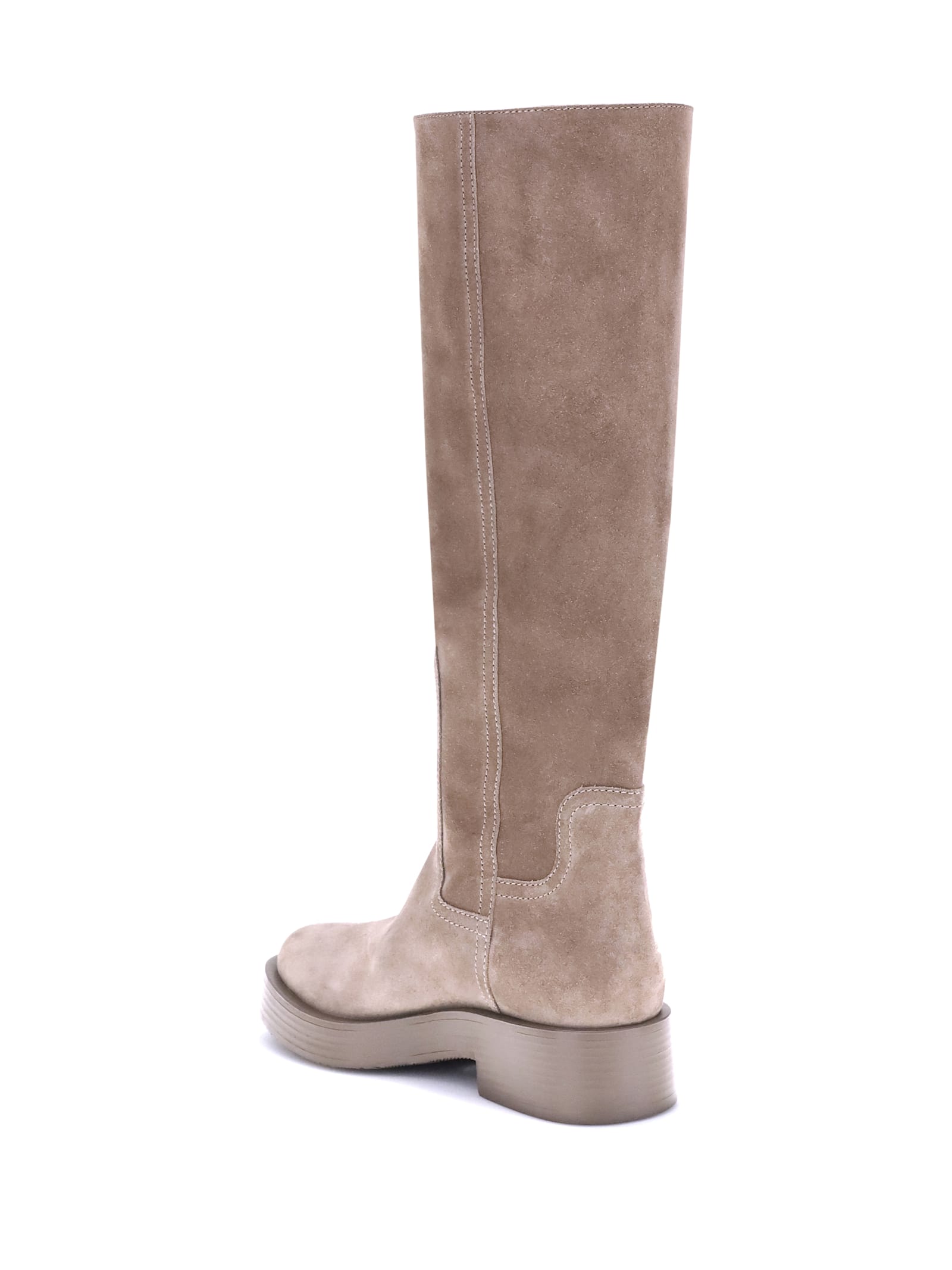 Casadei Charlie Suede Knee-high Boots