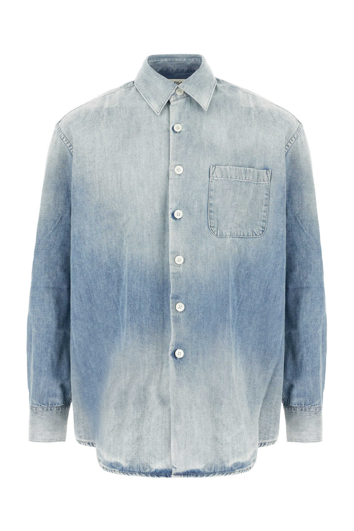 Our Legacy Long Sleeve Shirt With Chest Pocket Design In Blue