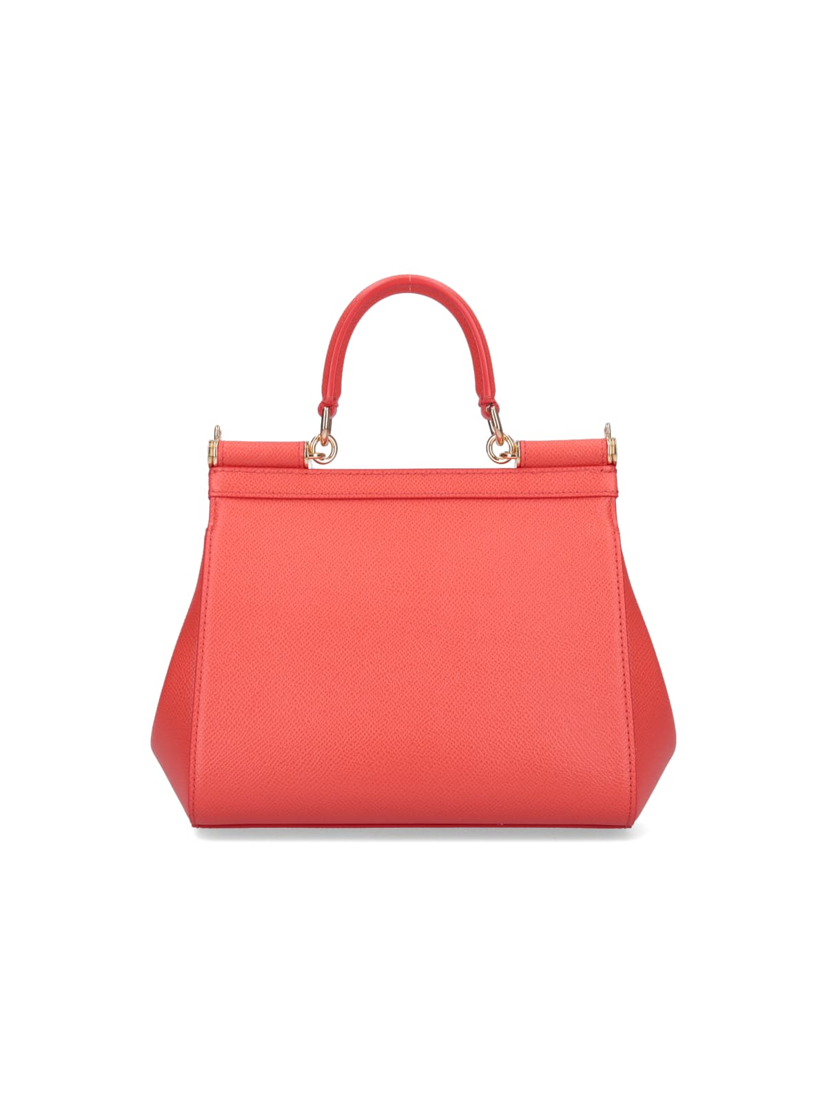 Shop Dolce & Gabbana Medium Handbag Sicily In Red