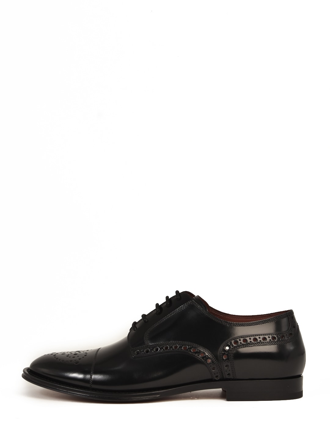 DOLCE & GABBANA DUILIO LEATHER SHOES,11211184