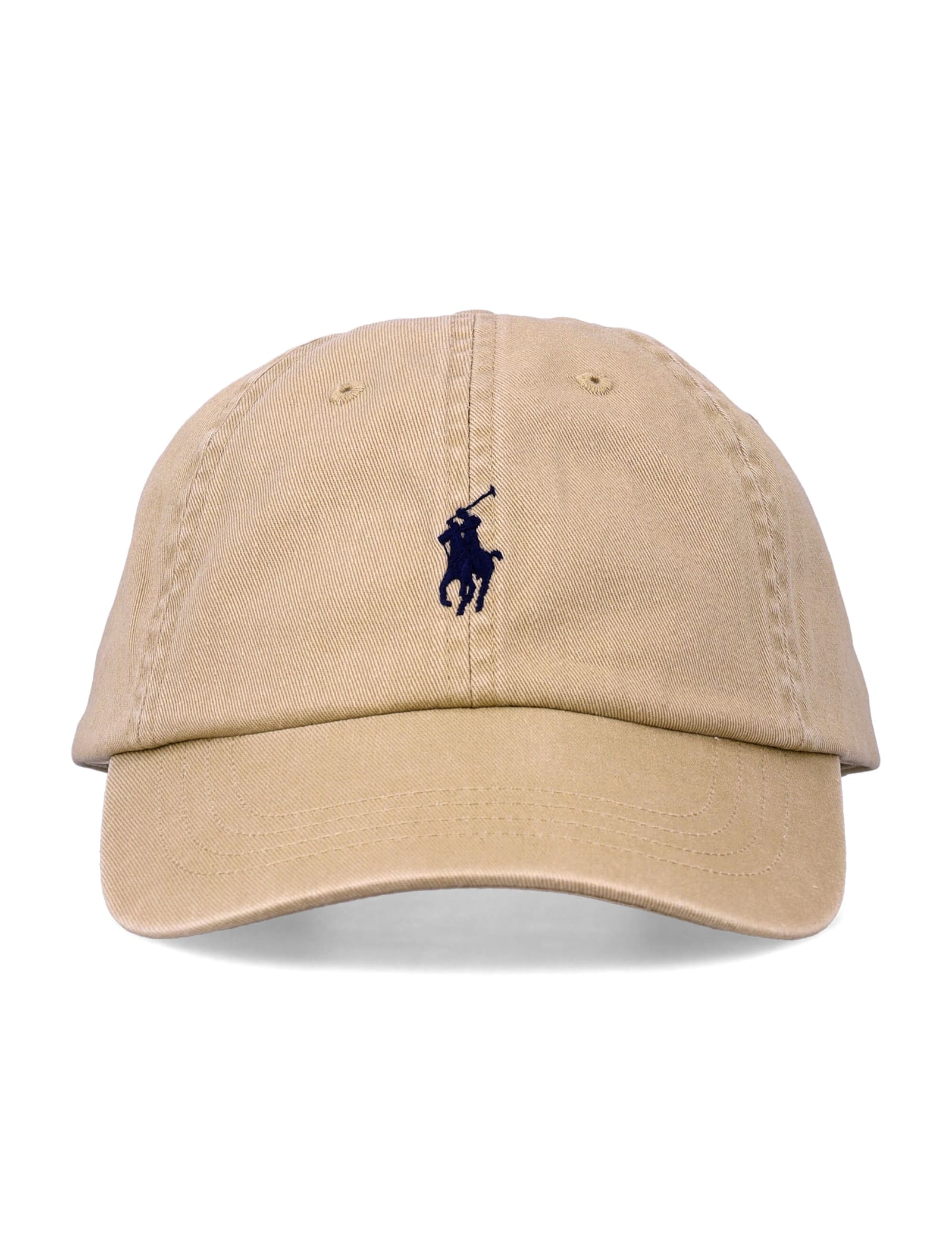 Polo Ralph Lauren Cotton Chino Cap In Brown