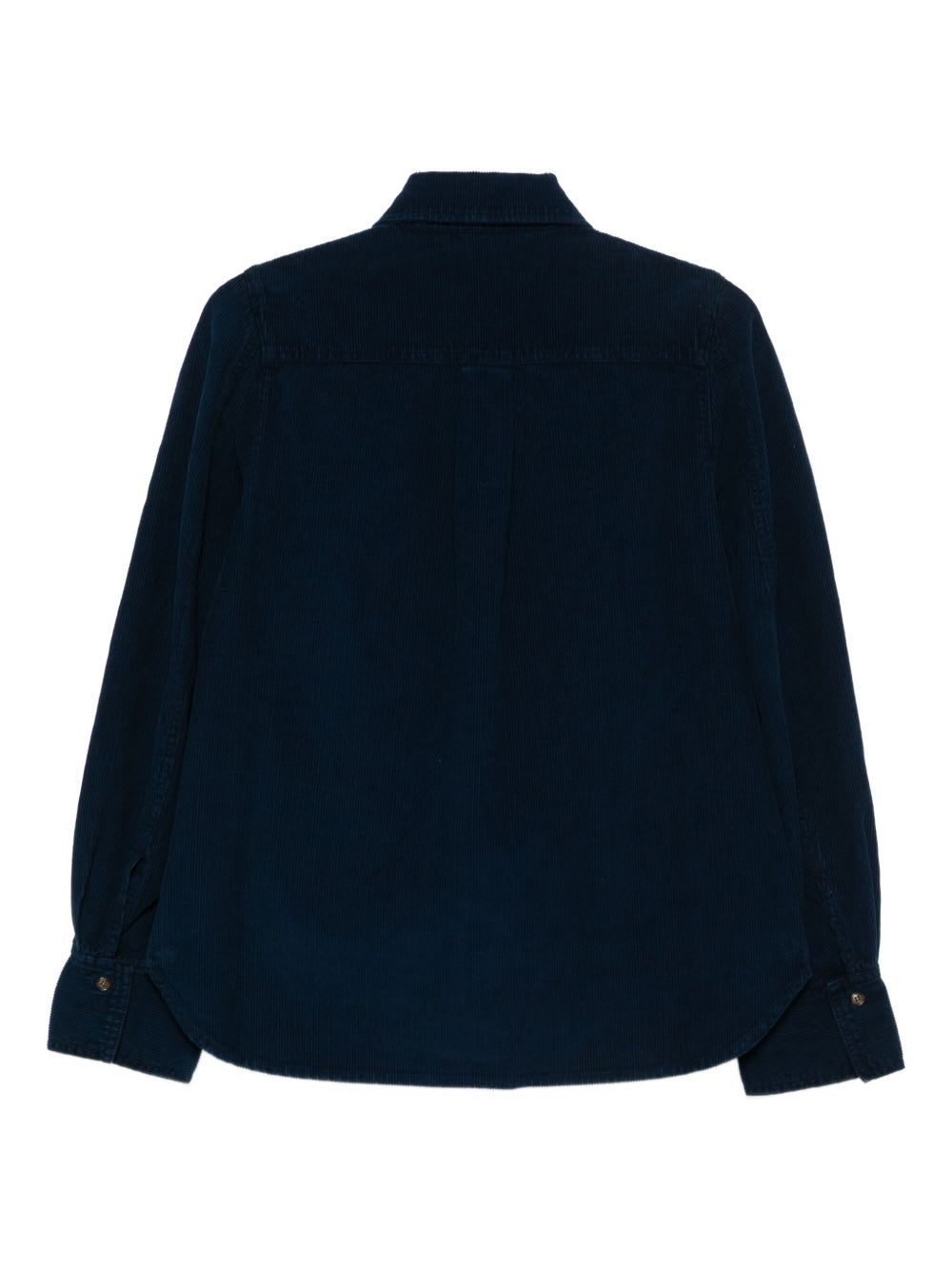 Victoria Beckham Cotton Corduroy Shirt In Black