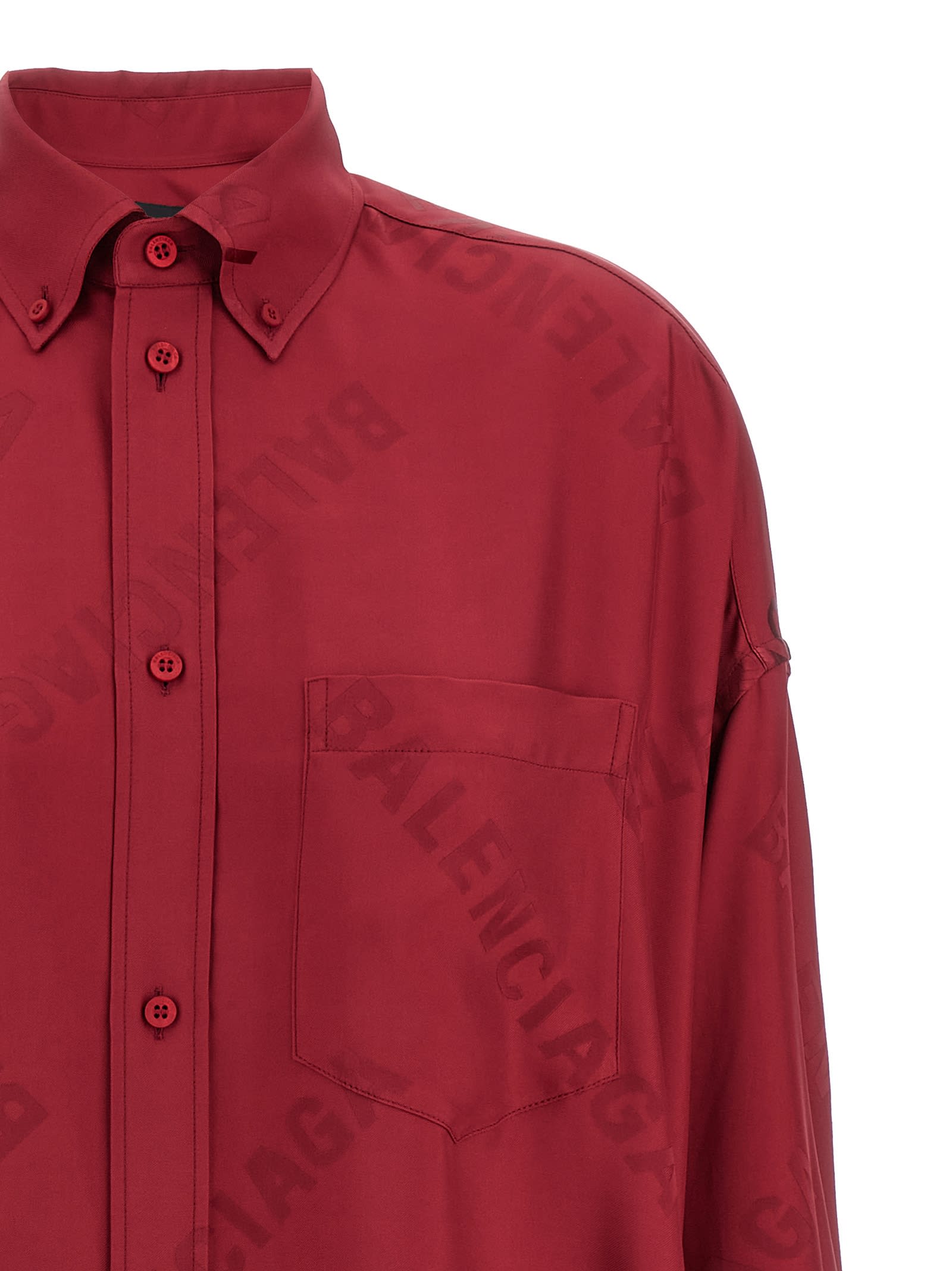 Shop Balenciaga Cocoon Shirt