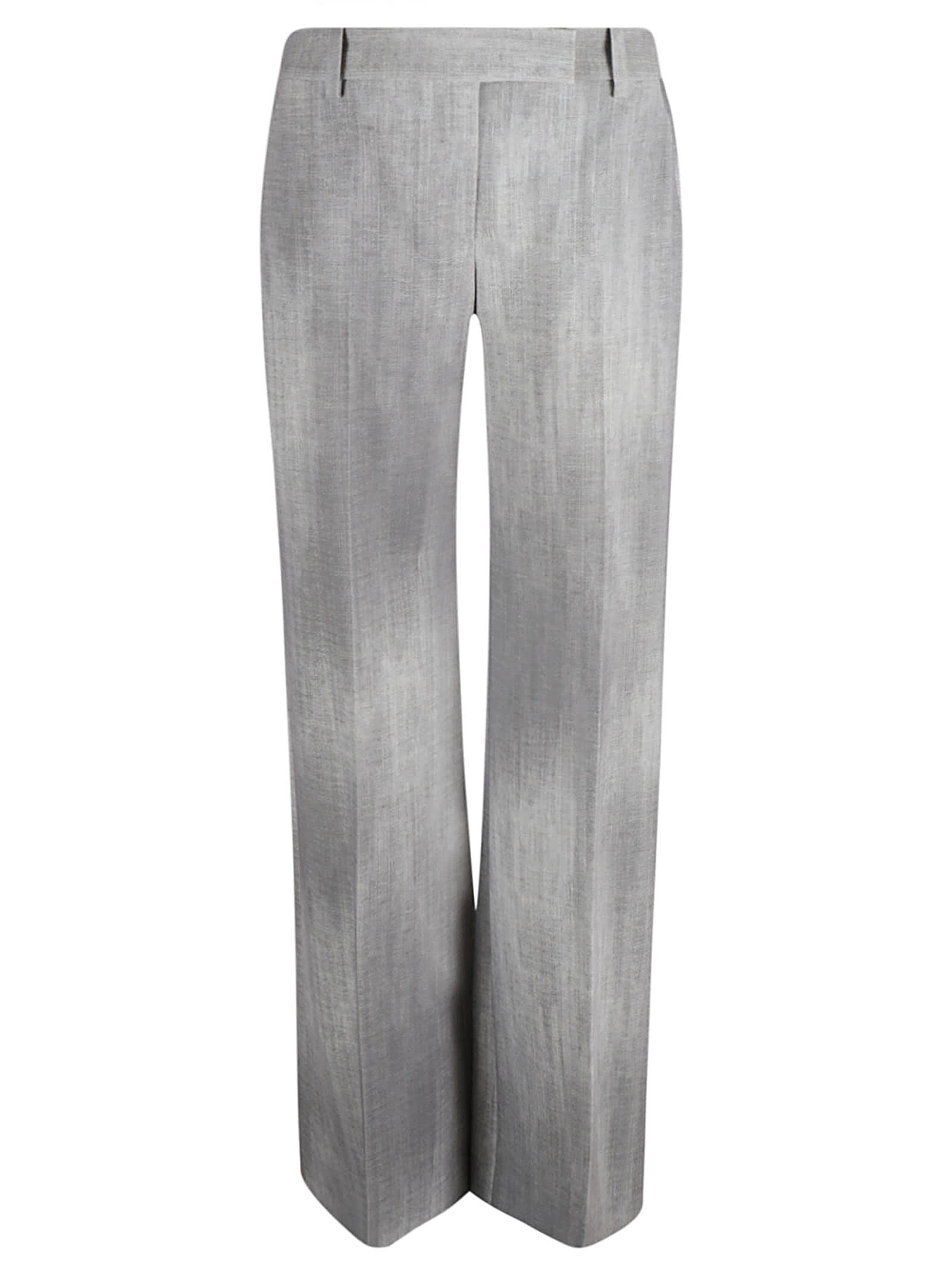 Shop Ermanno Scervino Wrap Trousers In Grey