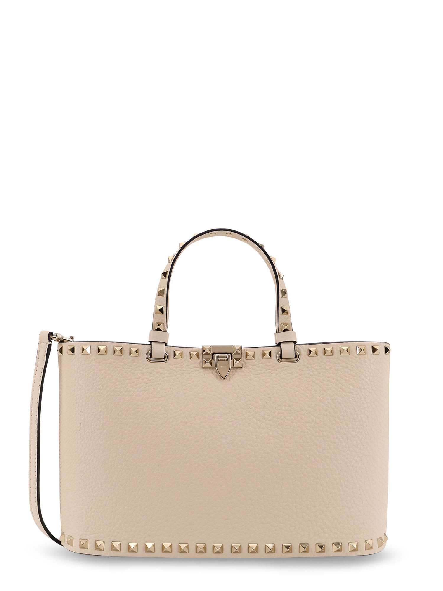 Rockstud Small Tote Valentino Garavani Leather Shoulder Bag