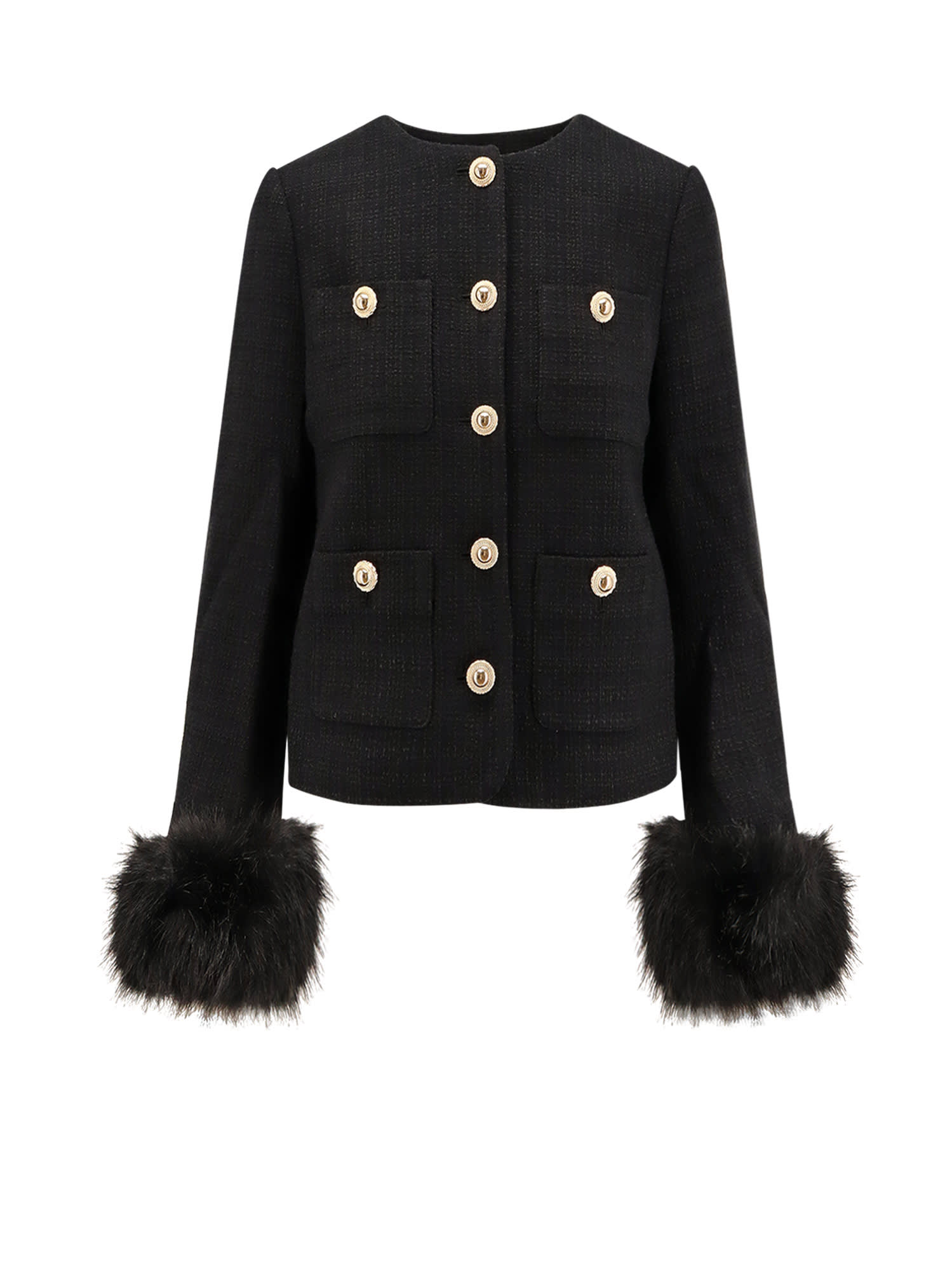 Self-portrait Bouclé Blazer - self-portrait - Modalova