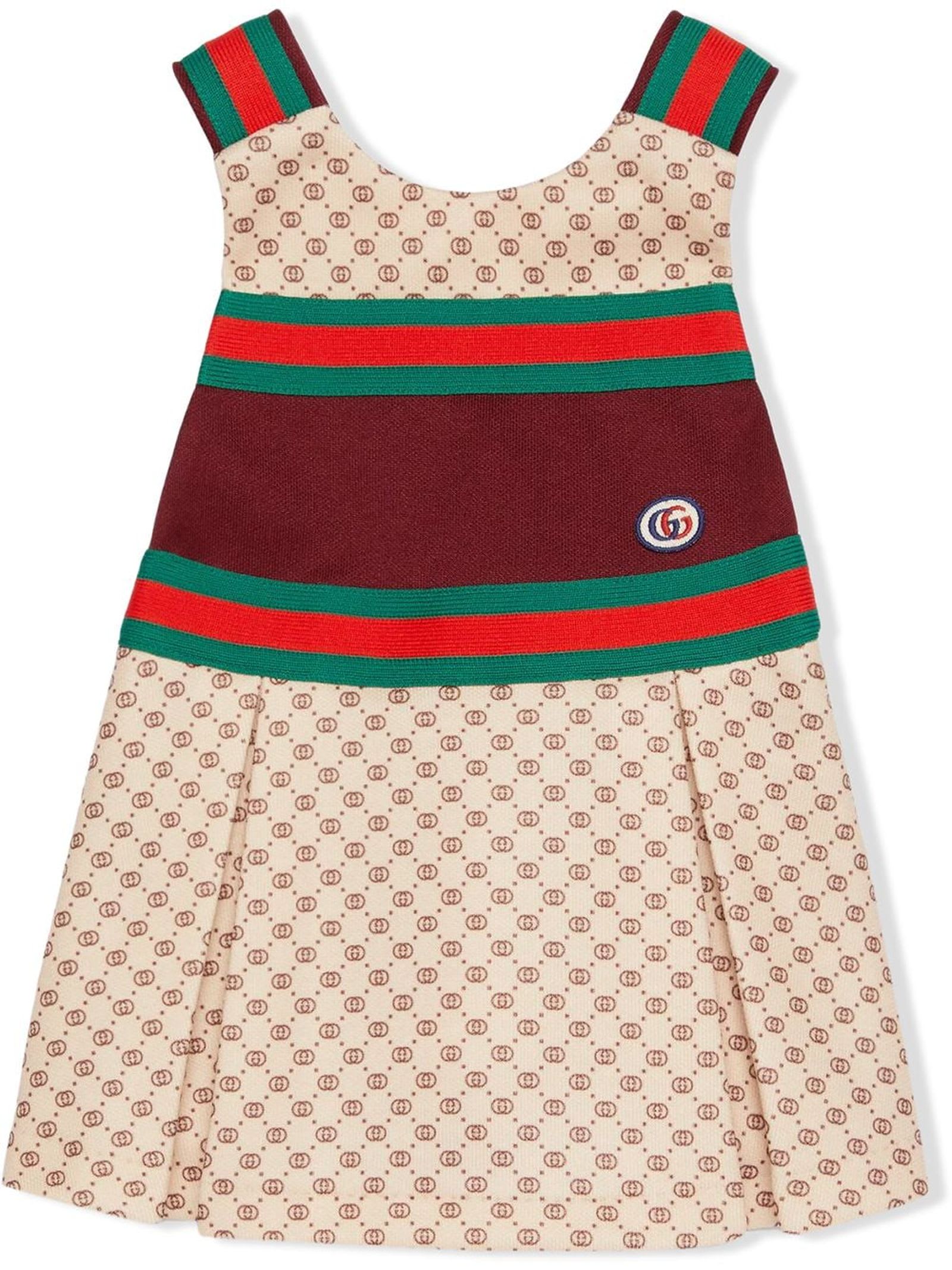 Gucci Baby Gg Technical Jersey Dress