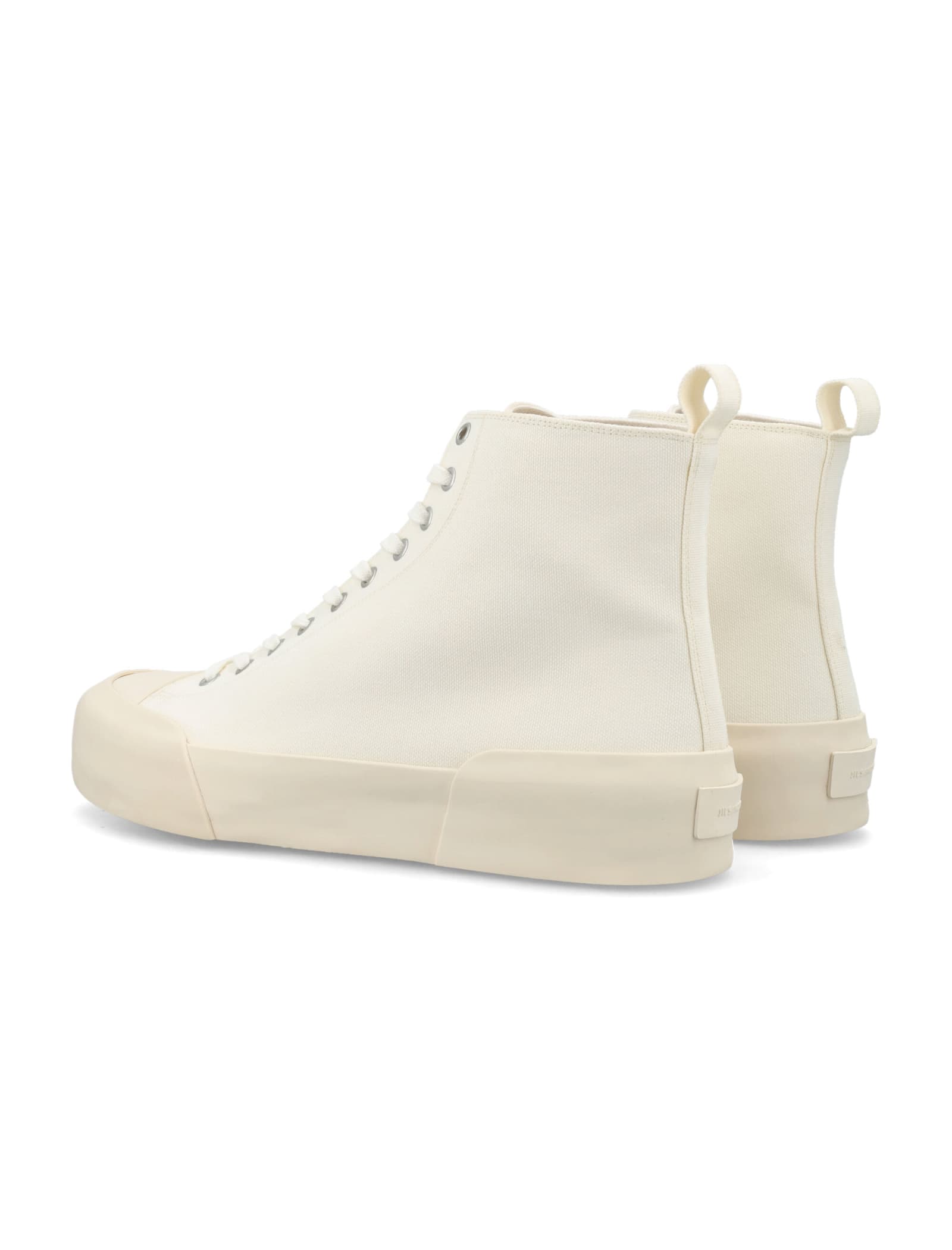 Jil Sander High-top Lace-up Sneakers In 102
