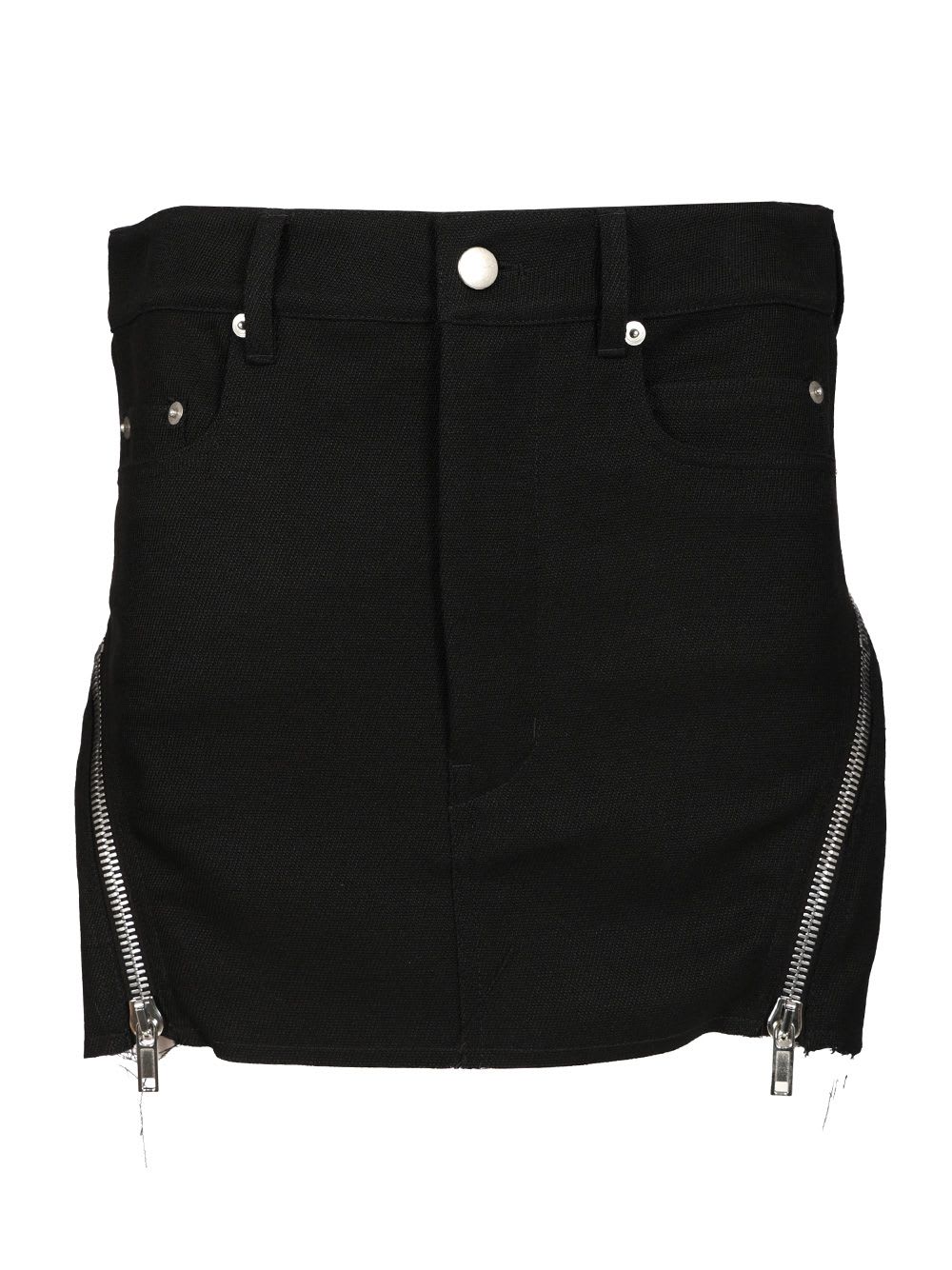 Rick Owens Bolan Banana Mini Skirt In Black