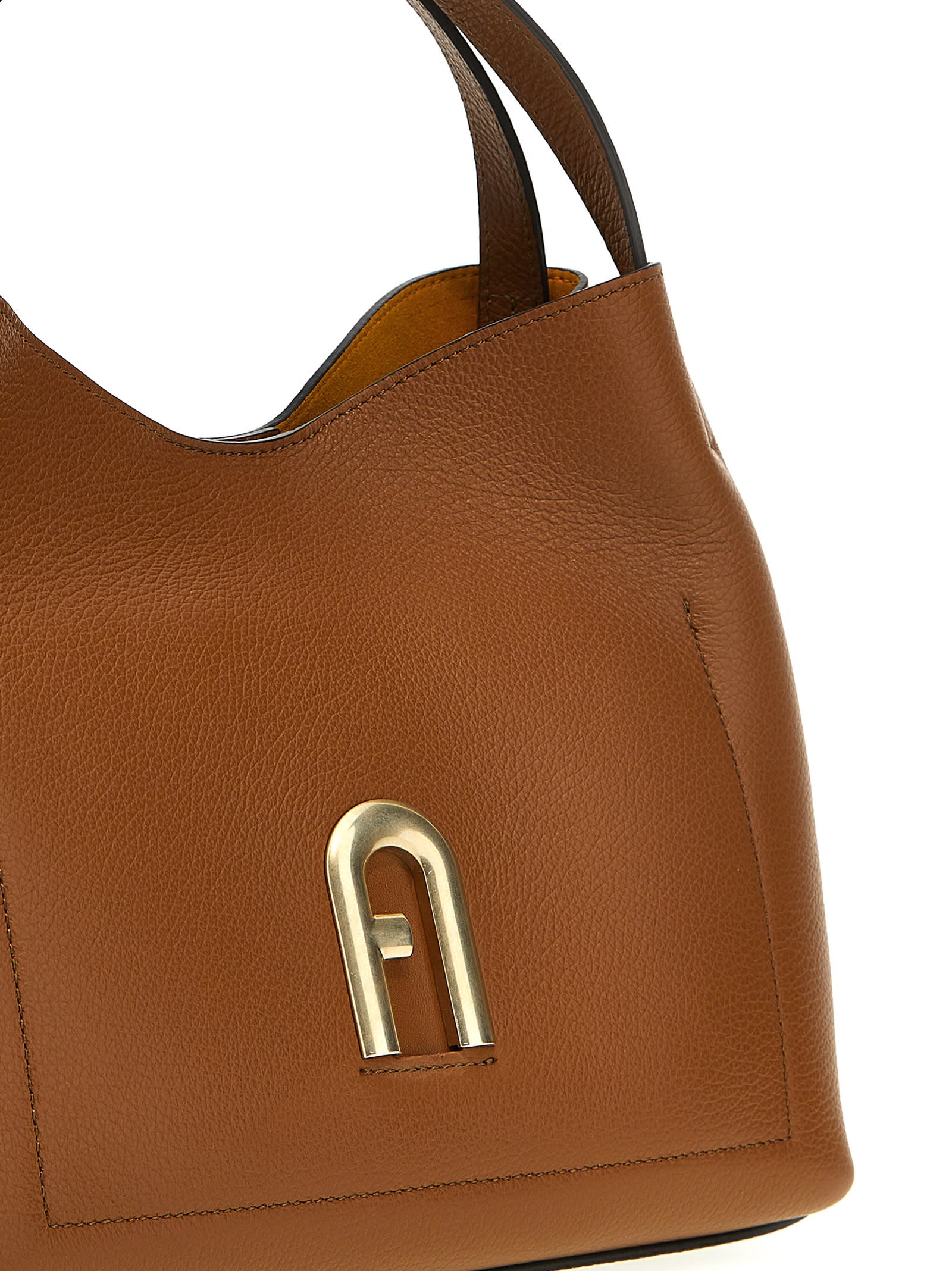 Shop Furla Primula S Handbag In Brown