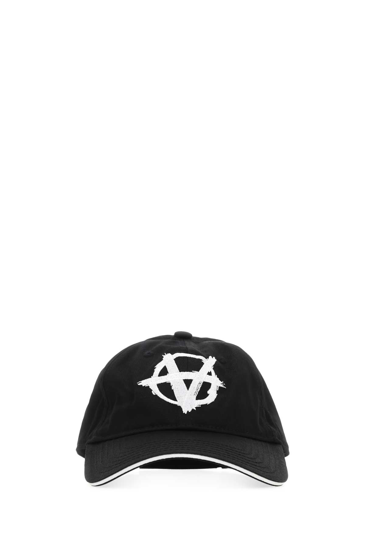 Shop Vetements Black Cotton Baseball Cap